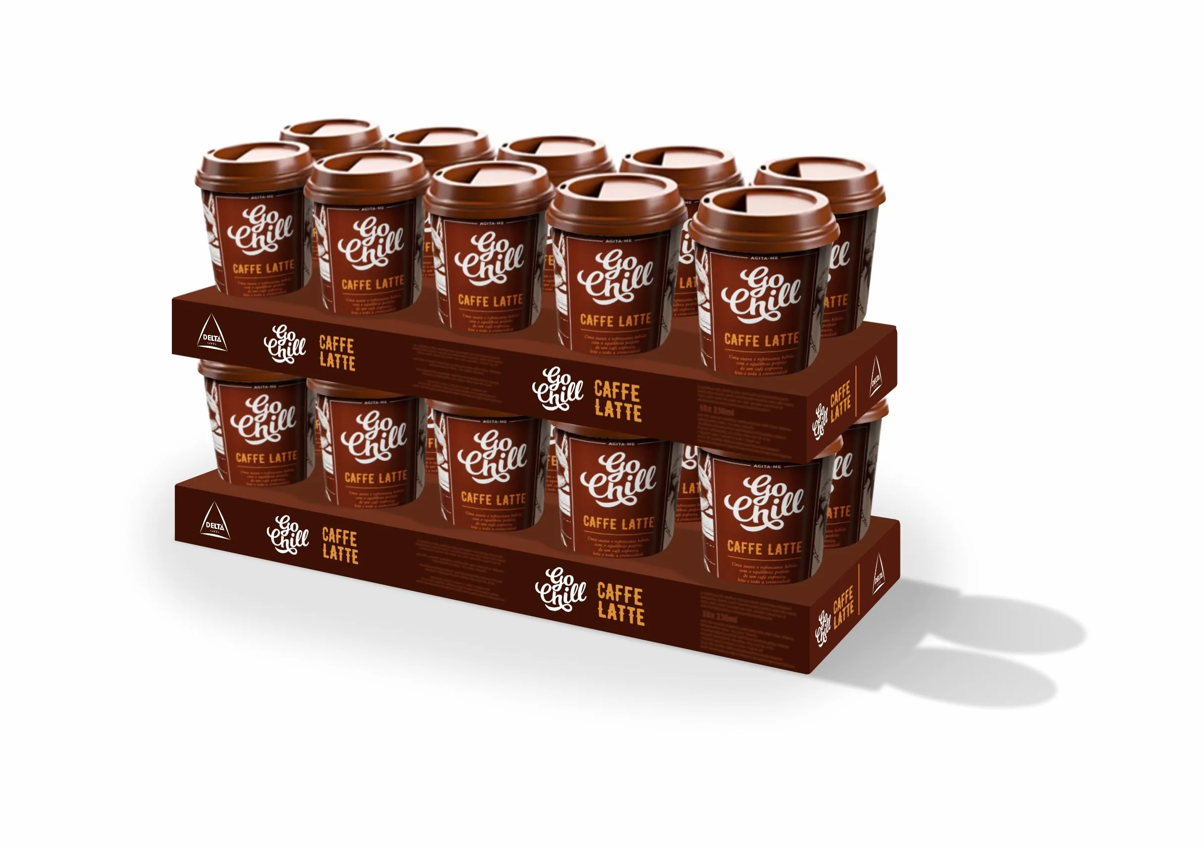 Go Chill Pack Caffe Latte - Café Listo Para Tomar - 20 unidades x 230 ml