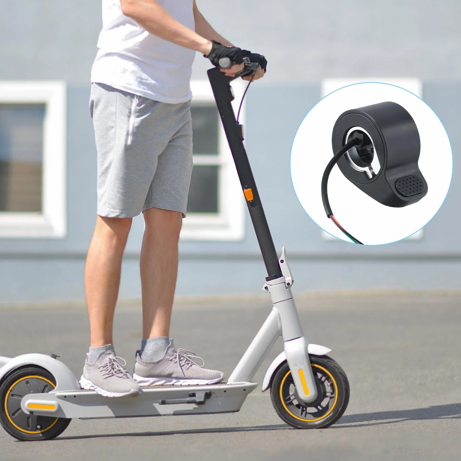 Acelerador universal para Xiaomi M365, patinete eléctrico, negro