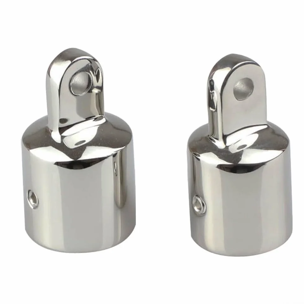 Tapa de extremo de ojo de acero inoxidable 316 para toldo de barco 22 mm