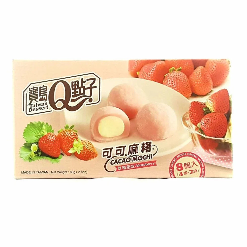 Mochi Cacao - Sabores surtidos - Fresa
