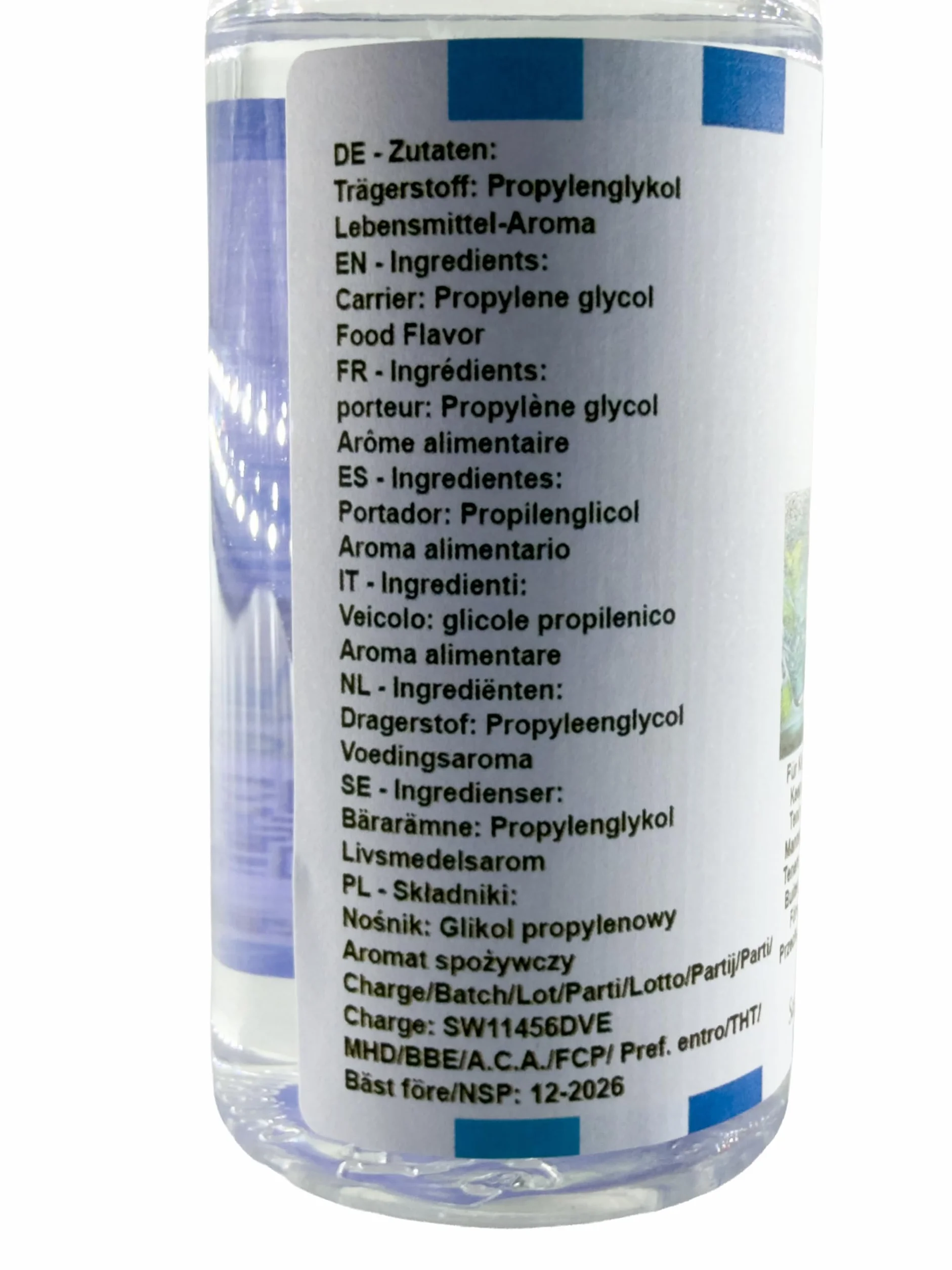 Liquid Menthol aroma concentrado - Vegano - Sasami - 10ml