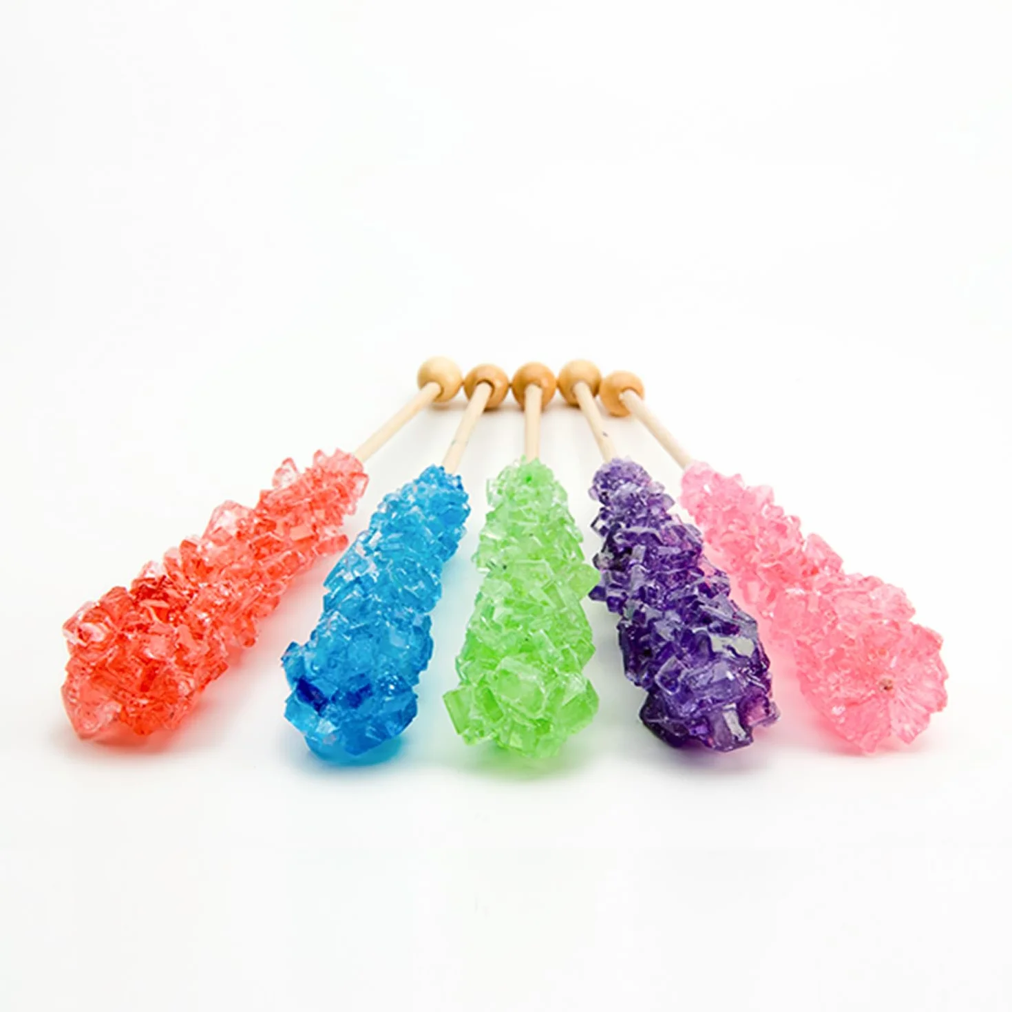 Rock Candy Sticks, Azúcar Cristal en Palillo, 8 Sabores 48x14 g