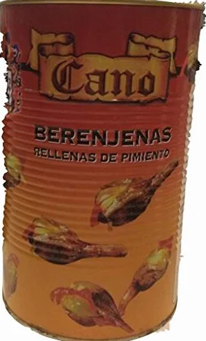 Berenjenas Rellenas de Pimiento 4.6 Kg