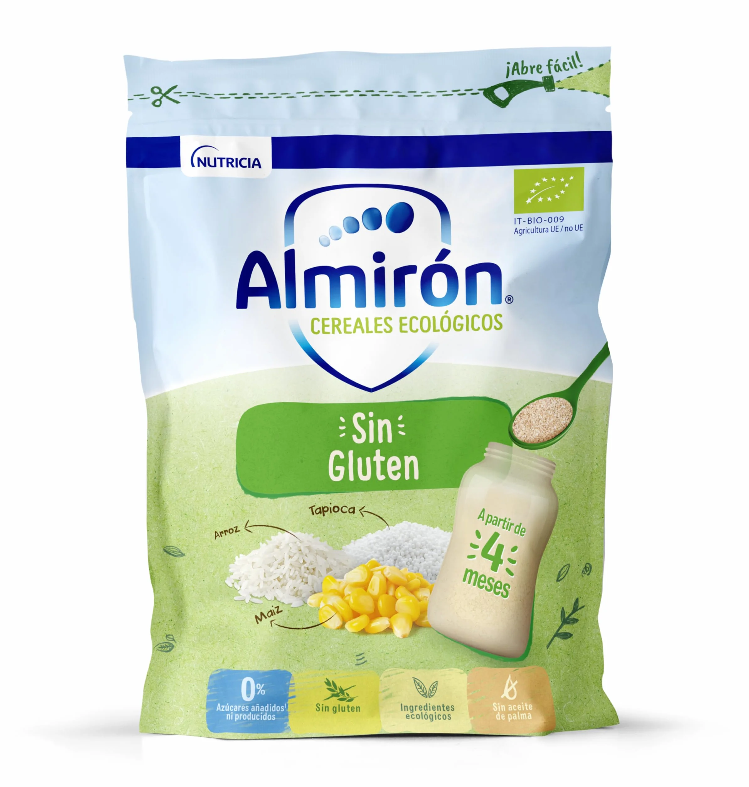 Almirón Cereales Infantiles Ecológicos Sin Gluten - Apartir de los 4 meses - 200g