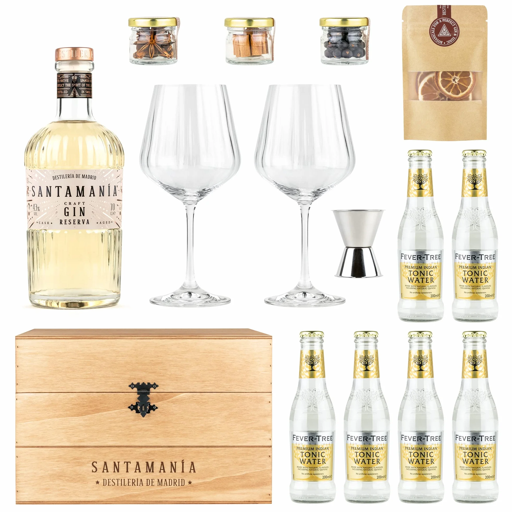 SANTAMANIA Gin Reserva – Cofre regalo Gin Tonic