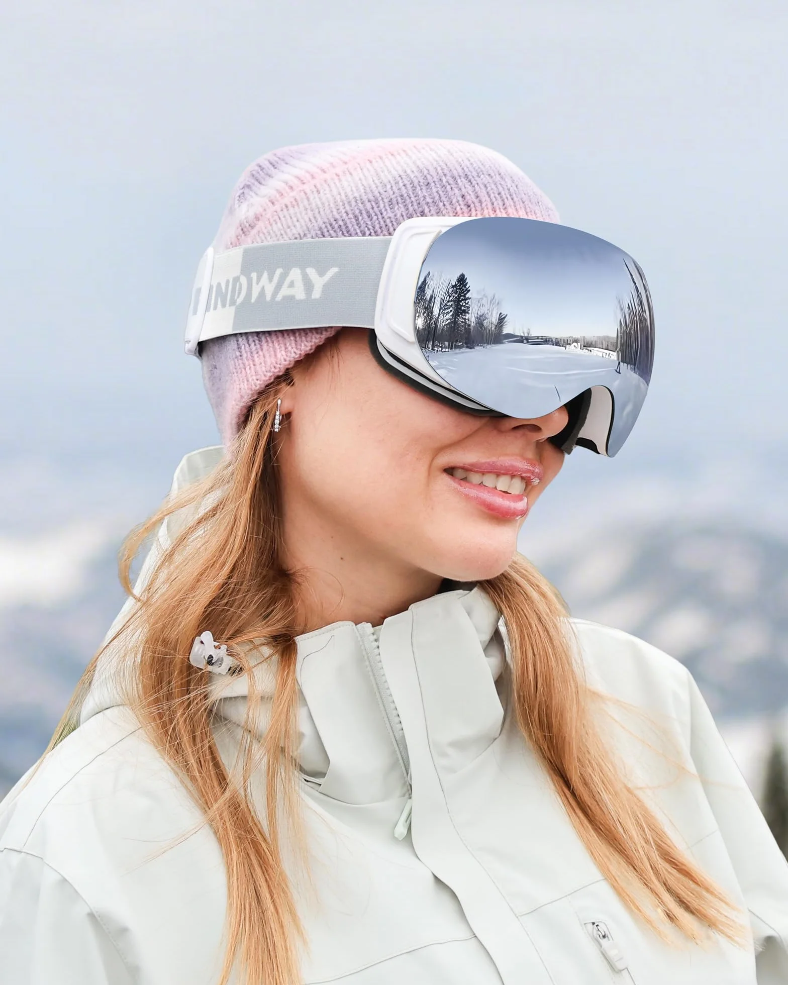 Findway Gafas de Esquí Magnéticas OTG Hombre Mujer Lente Intercambiable Anti Niebla Protección UV