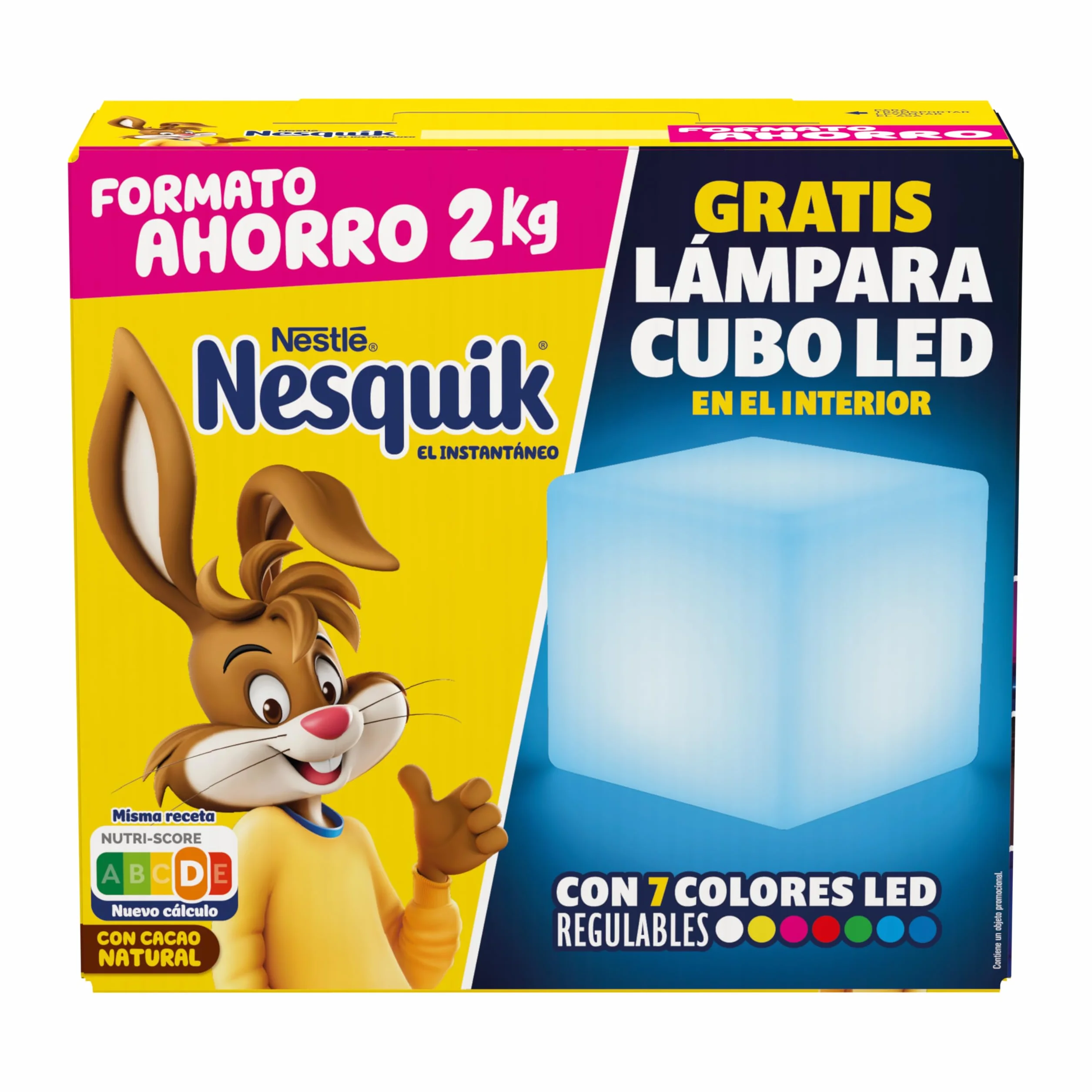 Nesquik Nestlé Cacao Soluble Instantáneo - Estuche 4x2 kg