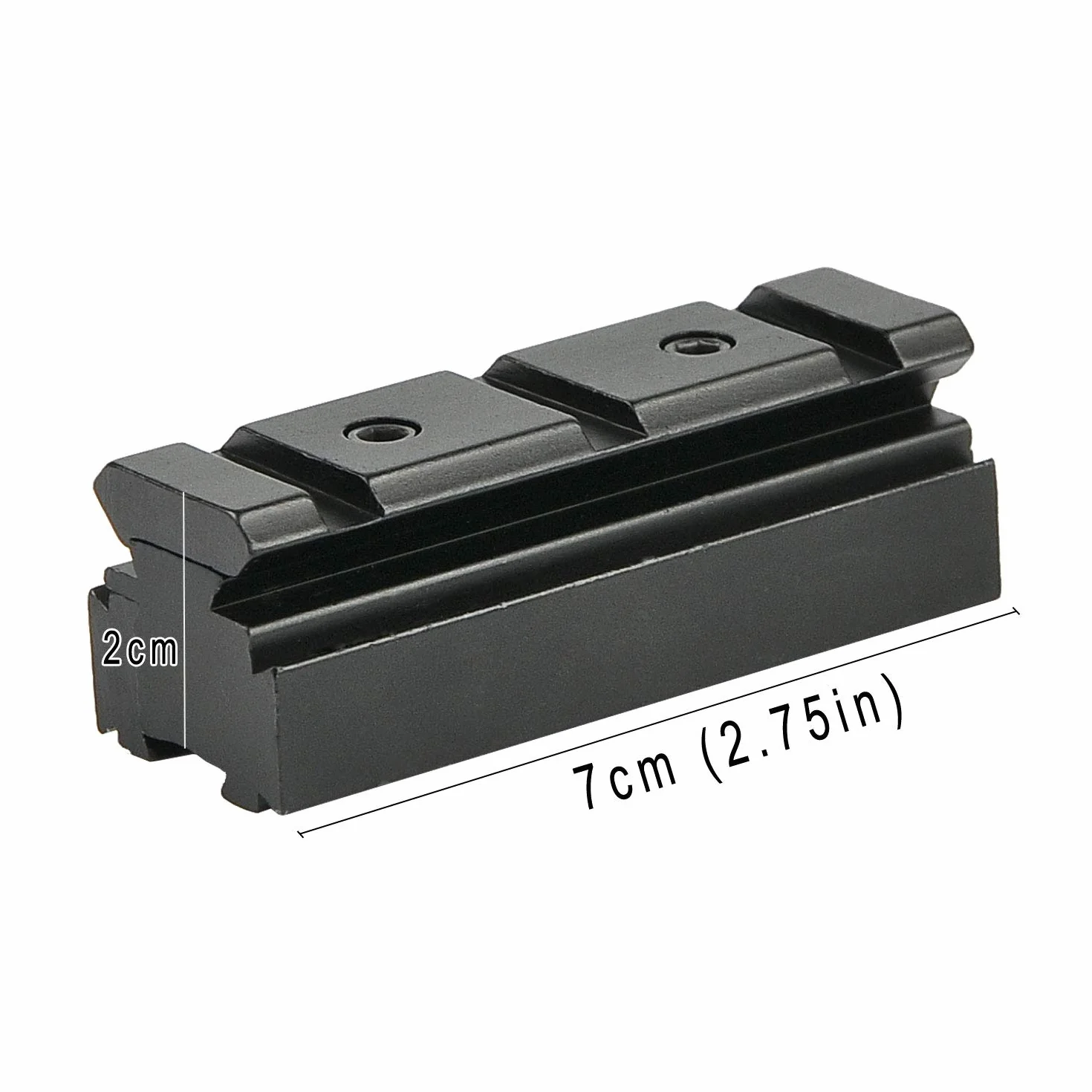JASHKE Base de Montaje Alcance 11-20 mm, Adaptador Conversión Riel Cola Milano Picatinny Weaver
