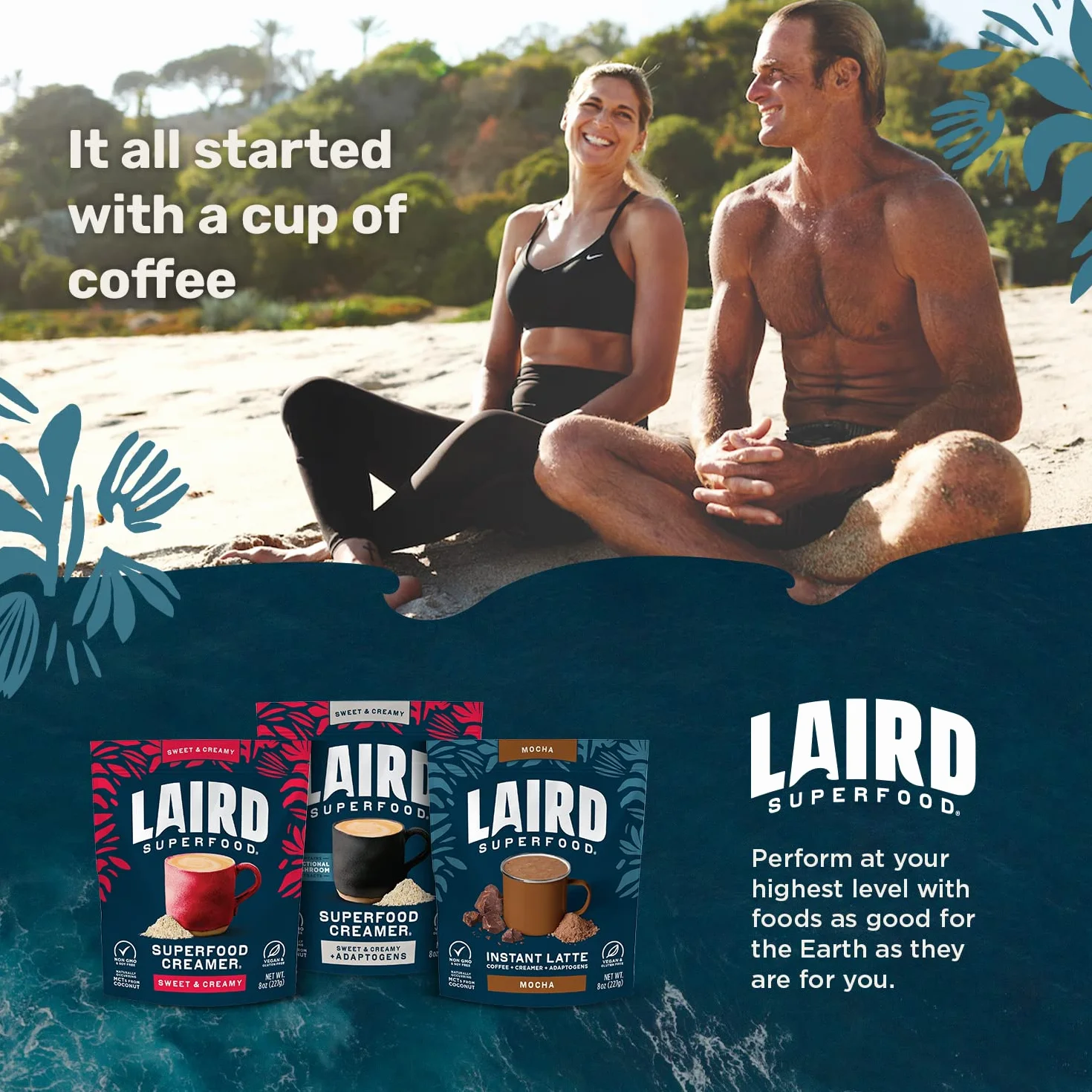 Laird Superfoods - Crema en polvo de cúrcuma - 8 oz.