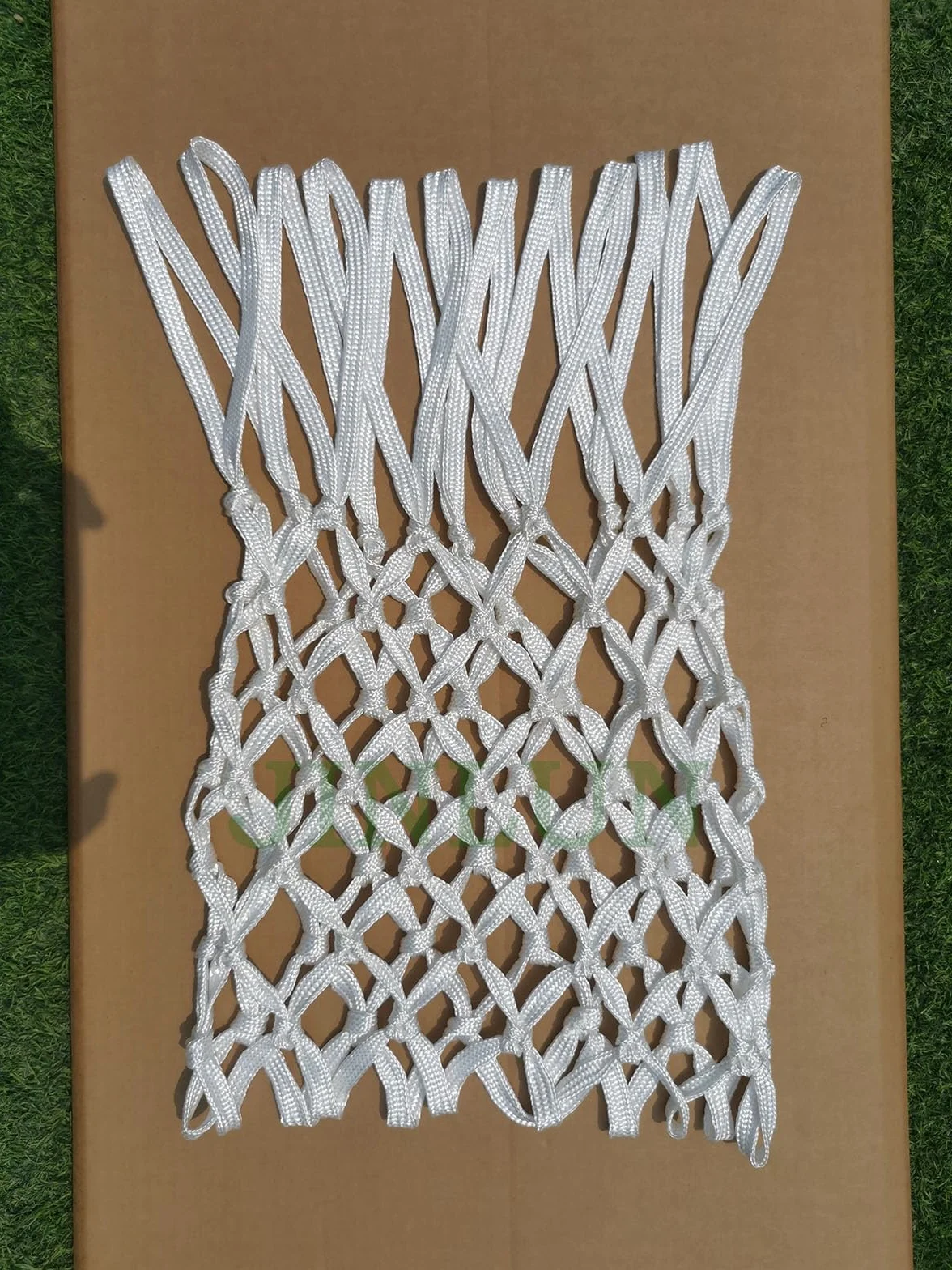 Red de baloncesto resistente para exteriores, 12 bucles, estándar de competición