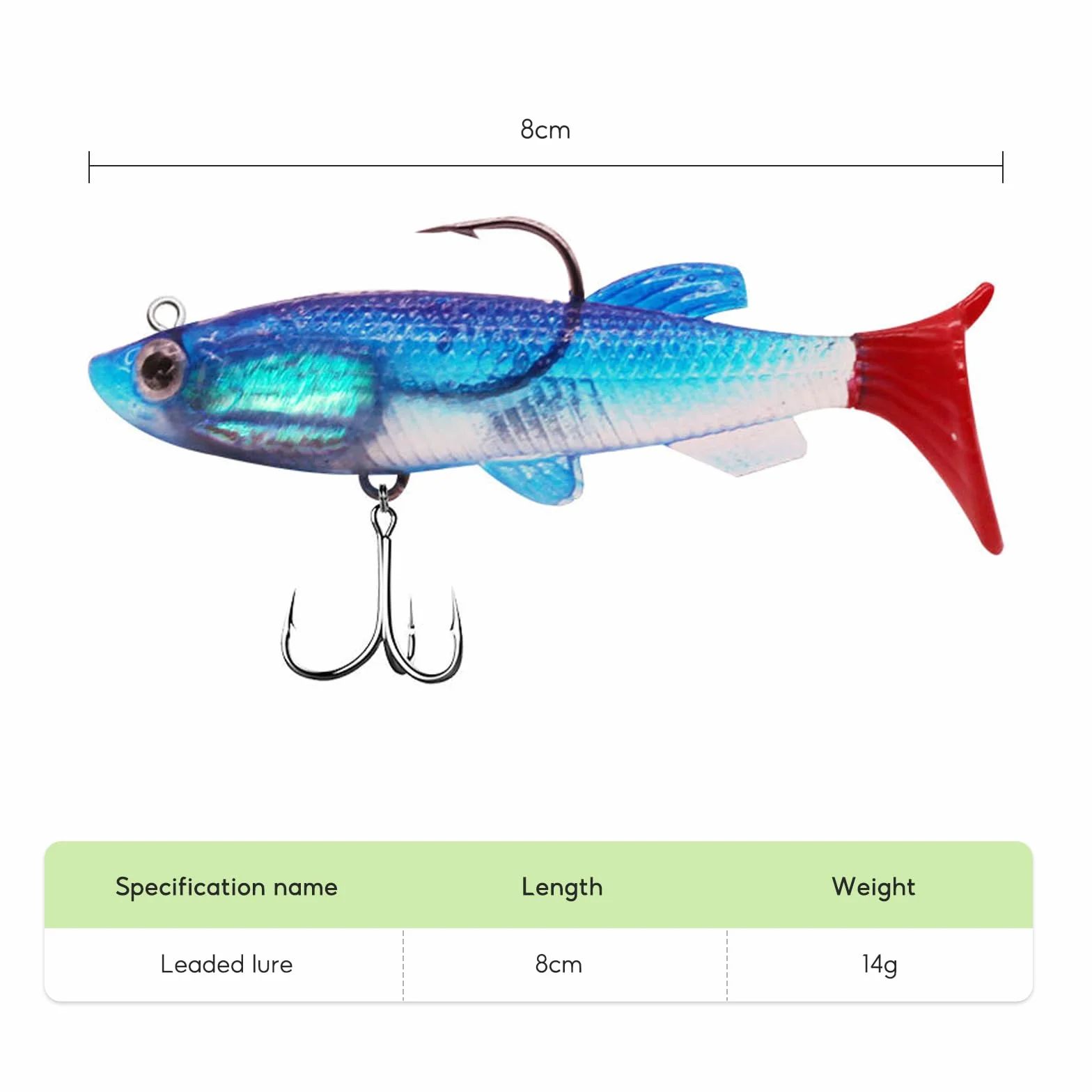 Señuelos de pesca 10 unidades goma cabeza jig artificiales agua dulce salada regalo perca mandarina boca caballo tilapia