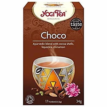 Yogi Tea 34g Orgánica Choco Paquete de 6