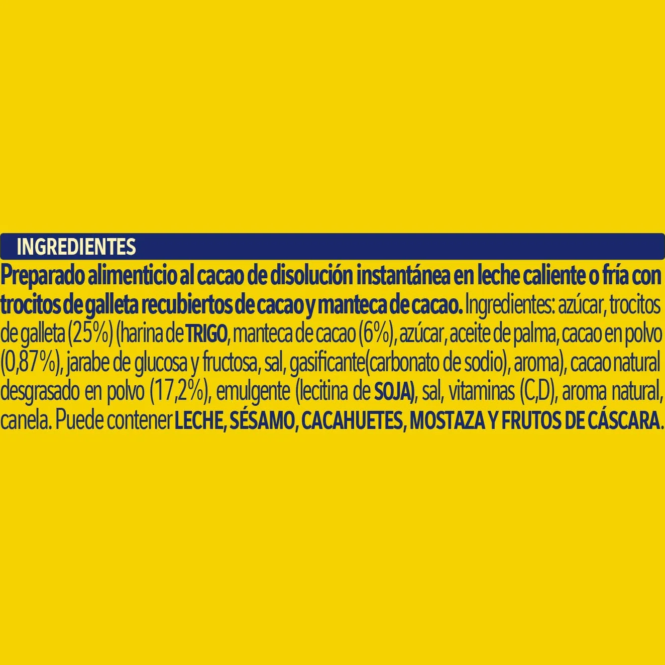 Nesquik Nestlé Jungly Cacao Soluble con trocitos de galleta, Bolsa de 200 g
