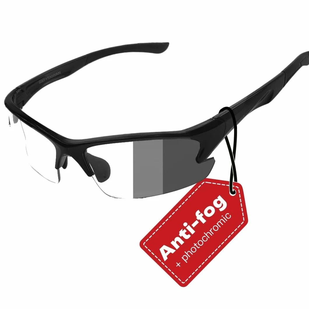 Gafas de seguridad fotocromáticas ANSI Z87.1 para caza tácticas airsoft