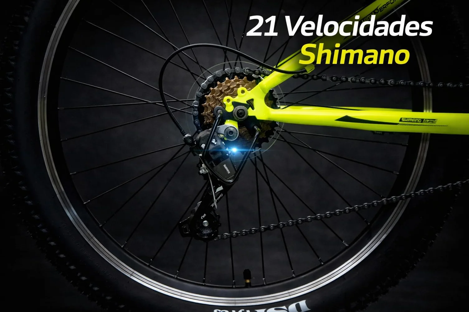 Bicicleta 24 Pulgadas Niño 8-12 Años 21 Velocidades Shimano Suspensión Delantera