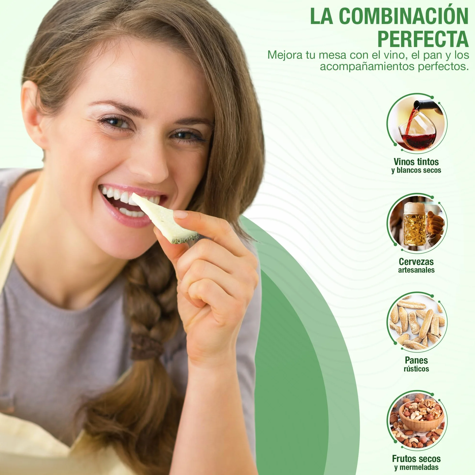 Queso Artesano de Oveja Semicurado 1,5kg Leche Pasteurizada Gourmet
