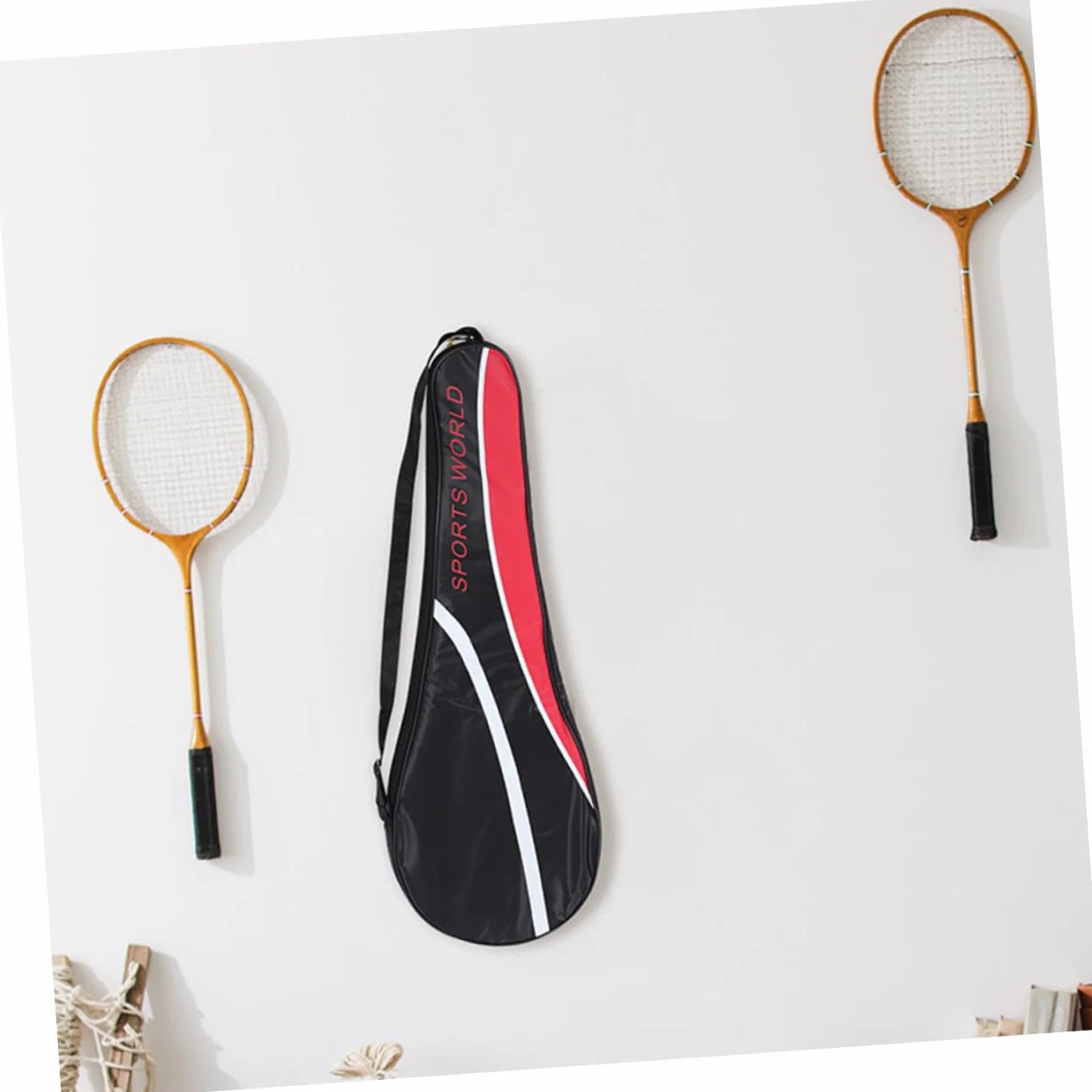 Bolsa Portátil Resistente Tela Oxford para 2 Raquetas de Bádminton