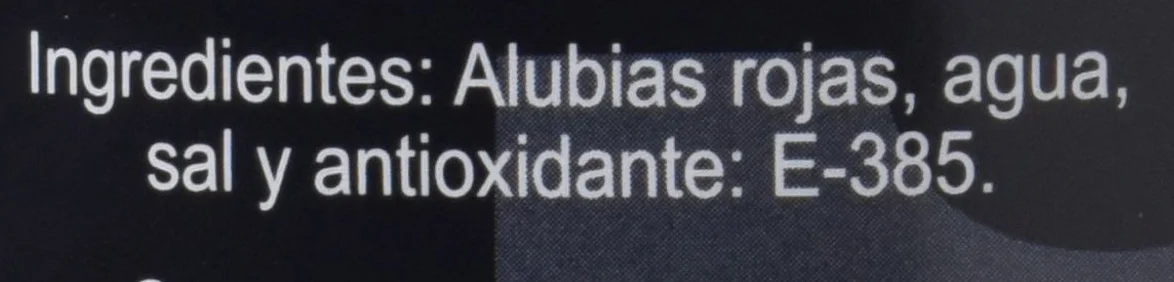 Alubia Roja Legumbre Cocida - Paquete de 6 x 500 gr