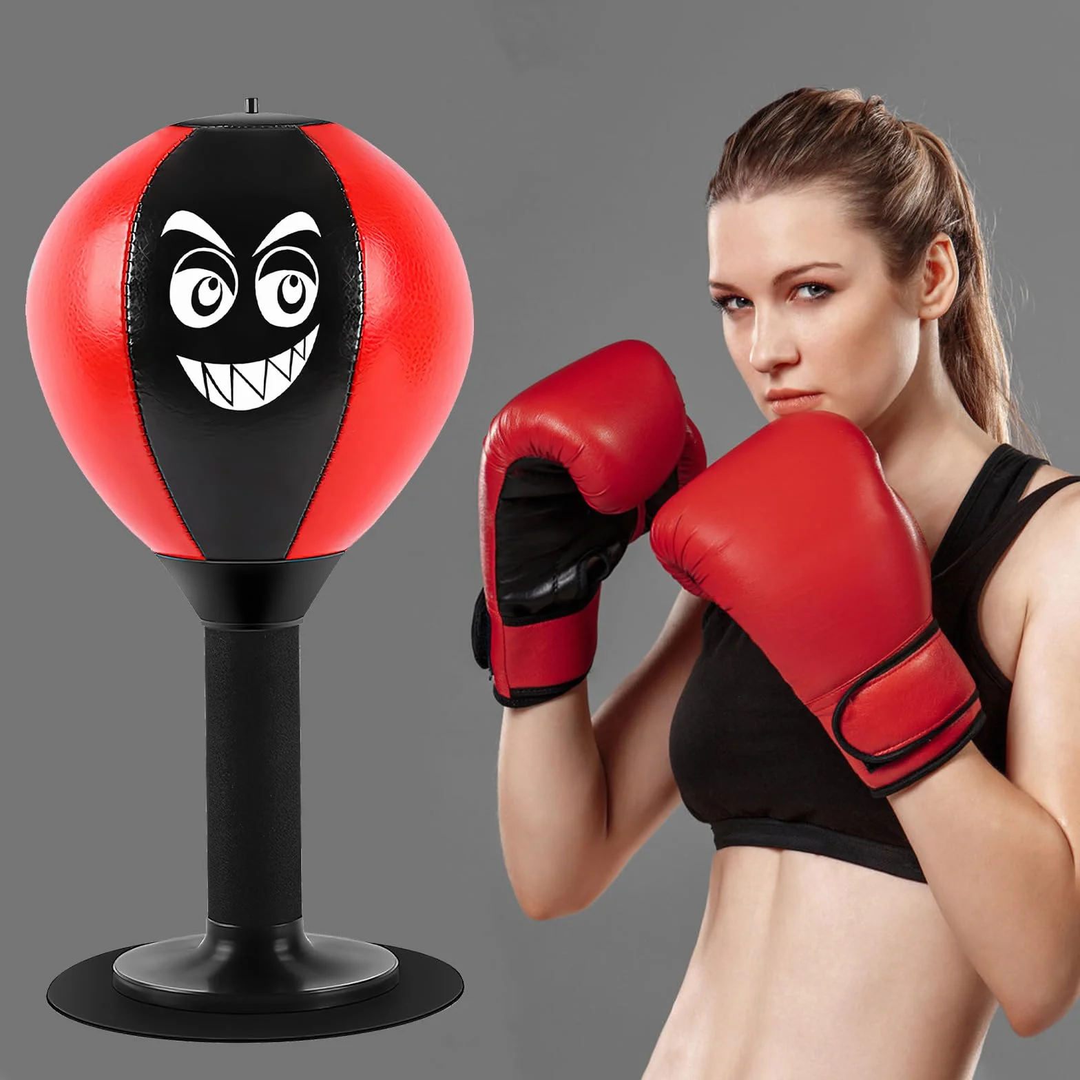 Rage Bag Punchingball Mesa Oficina con Ventosa Bolsa de Boxeo Escritorio