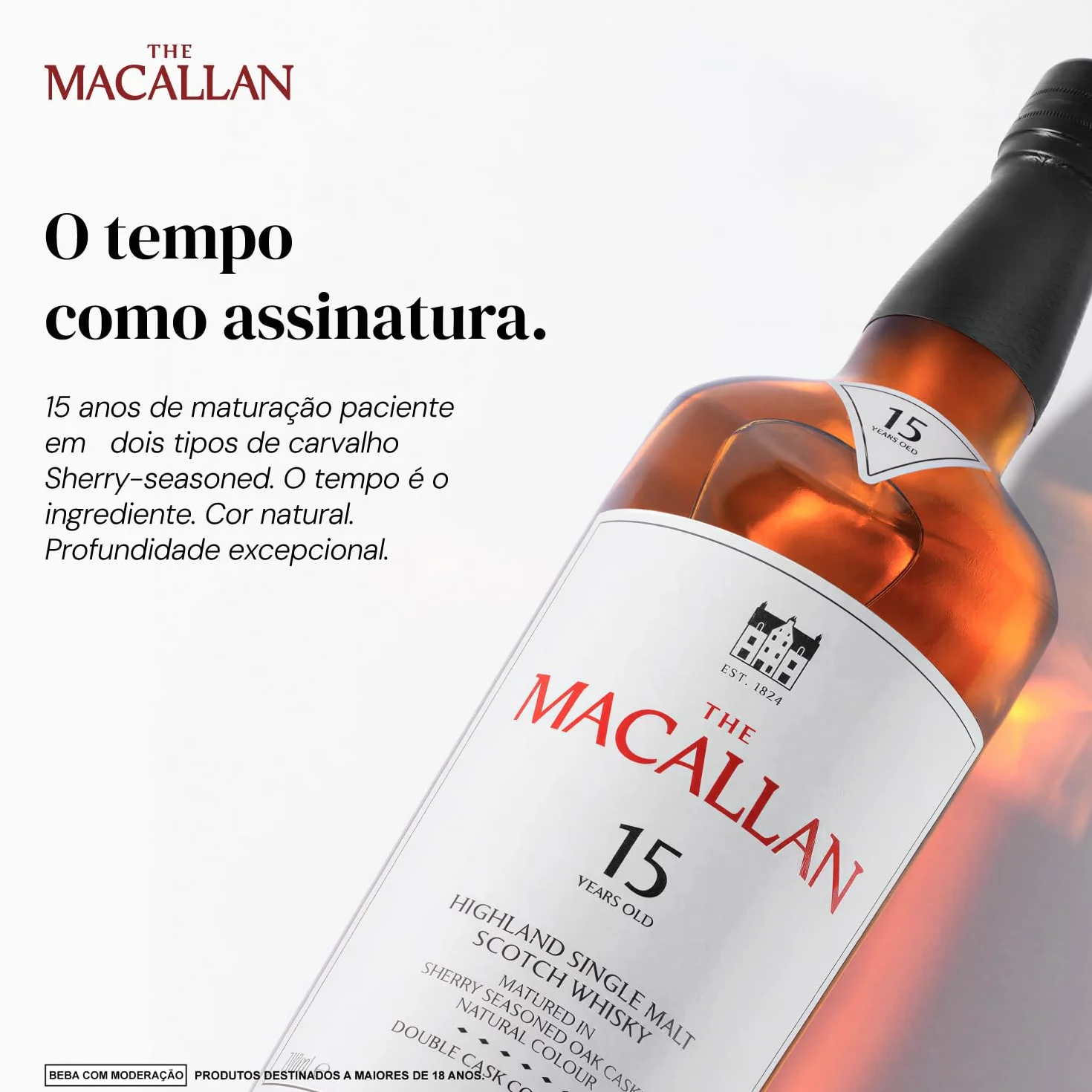 Macallan 15 Años Double Cask Whisky Single Malt Escocés 70cl