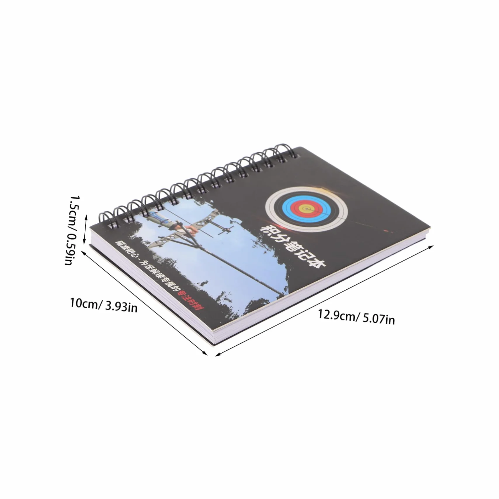 Cuaderno de puntuación para tiro con arco, pequeño portátil, multifuncional para competiciones y entrenamientos
