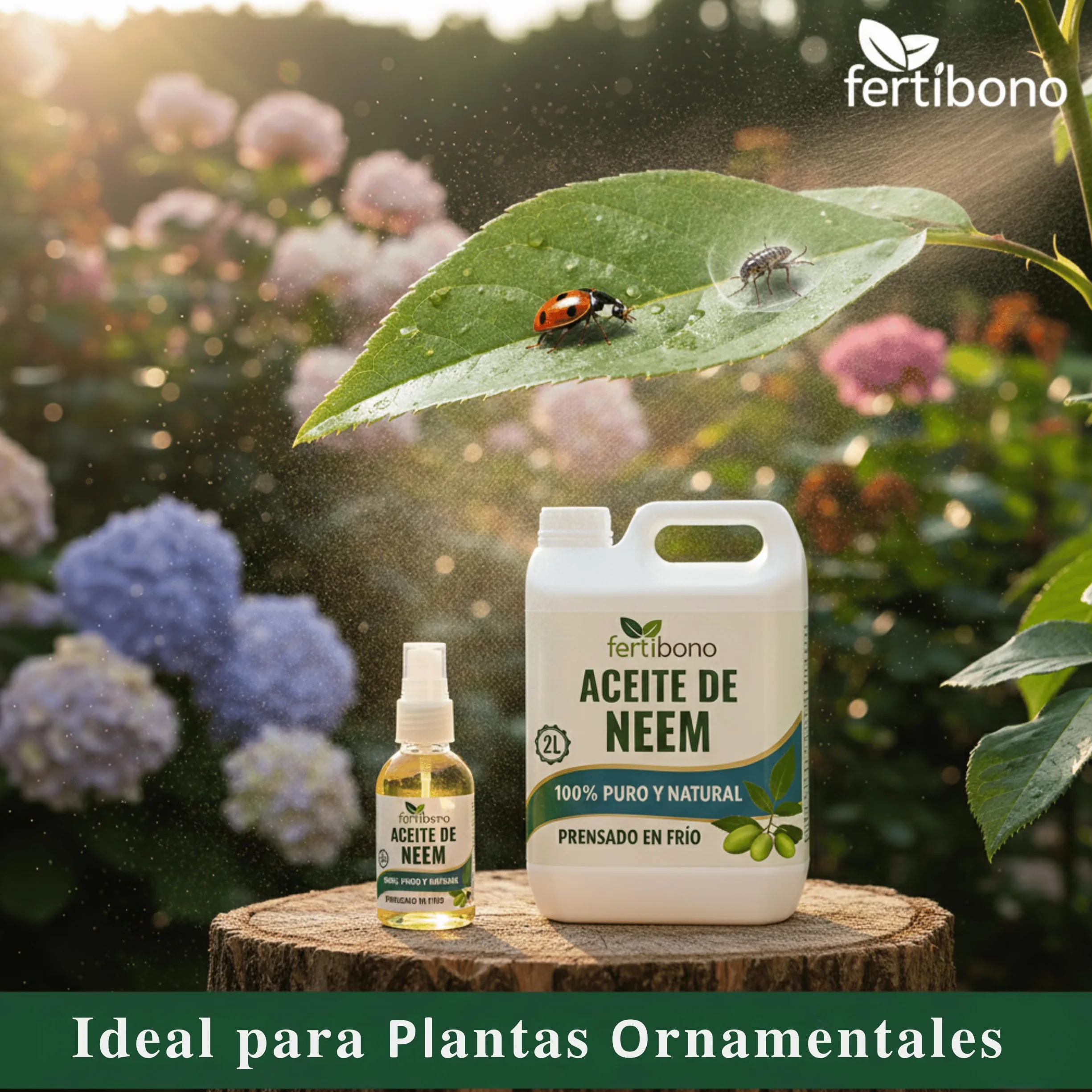 FERTIBONO Aceite de Neem 100% Puro 2L Prensado en Frío