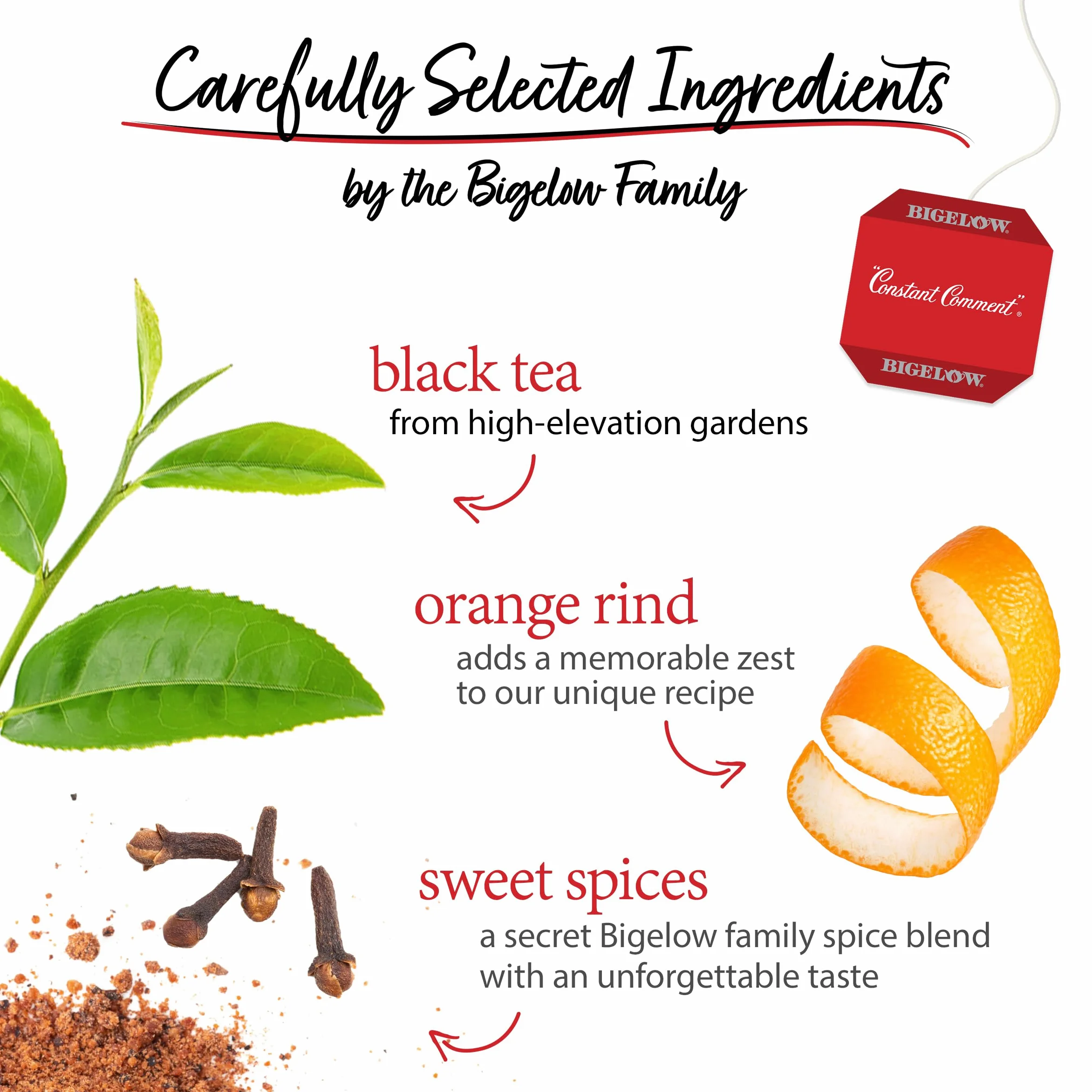 Bigelow Constant Comment Tea, 20-Count Boxes (Pack of 6)