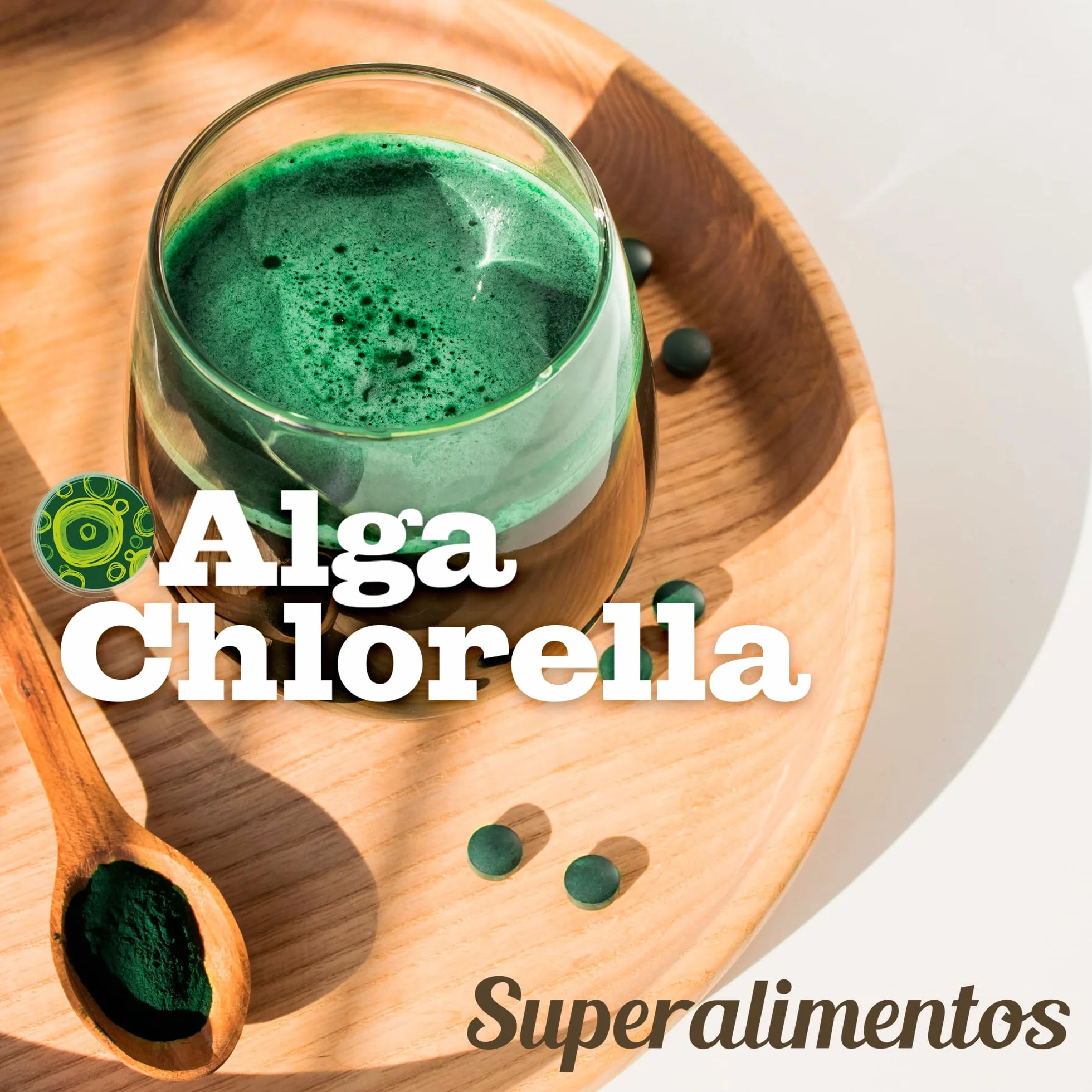 ALGA CHLORELLA BIO 90 G DOYPACK SUPERALIMENTOS DRASANVI