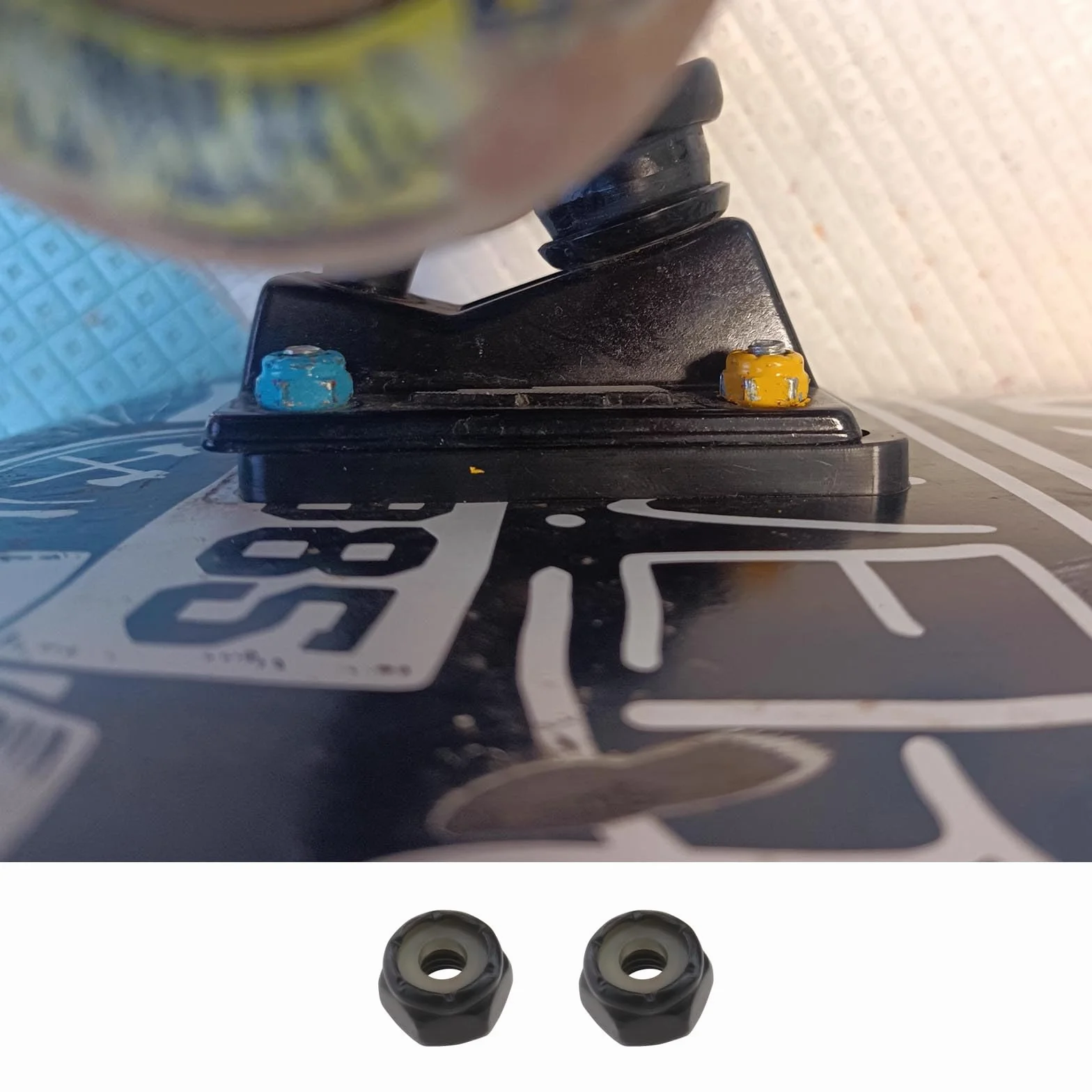 Almohadillas Elevadoras de Monopatín de 3 mm con Tornillos y Tuercas de 30 mm, Almohadillas de Choque Suaves de PU, Protector de Repuesto (2 Piezas)