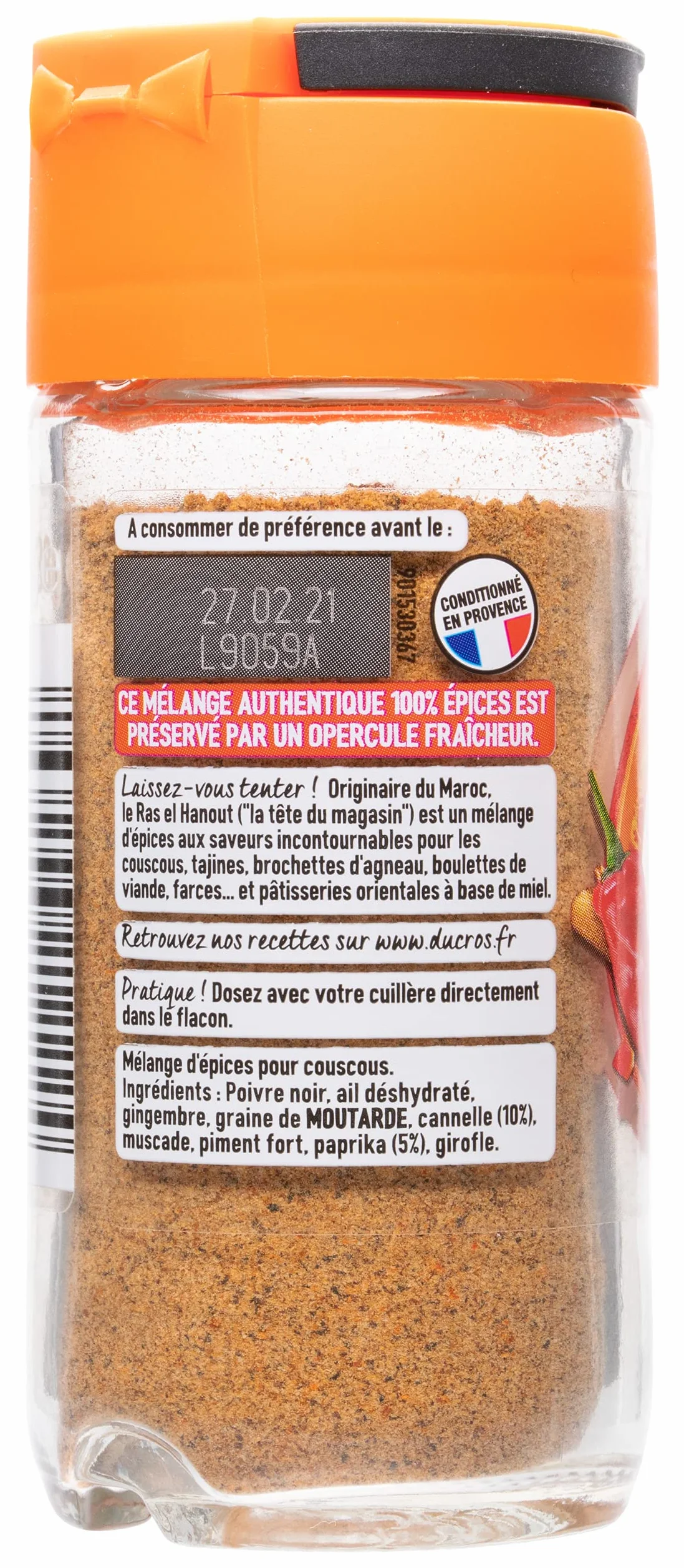 Ducros Ras El Hanout Epices Pour Couscous 42 g