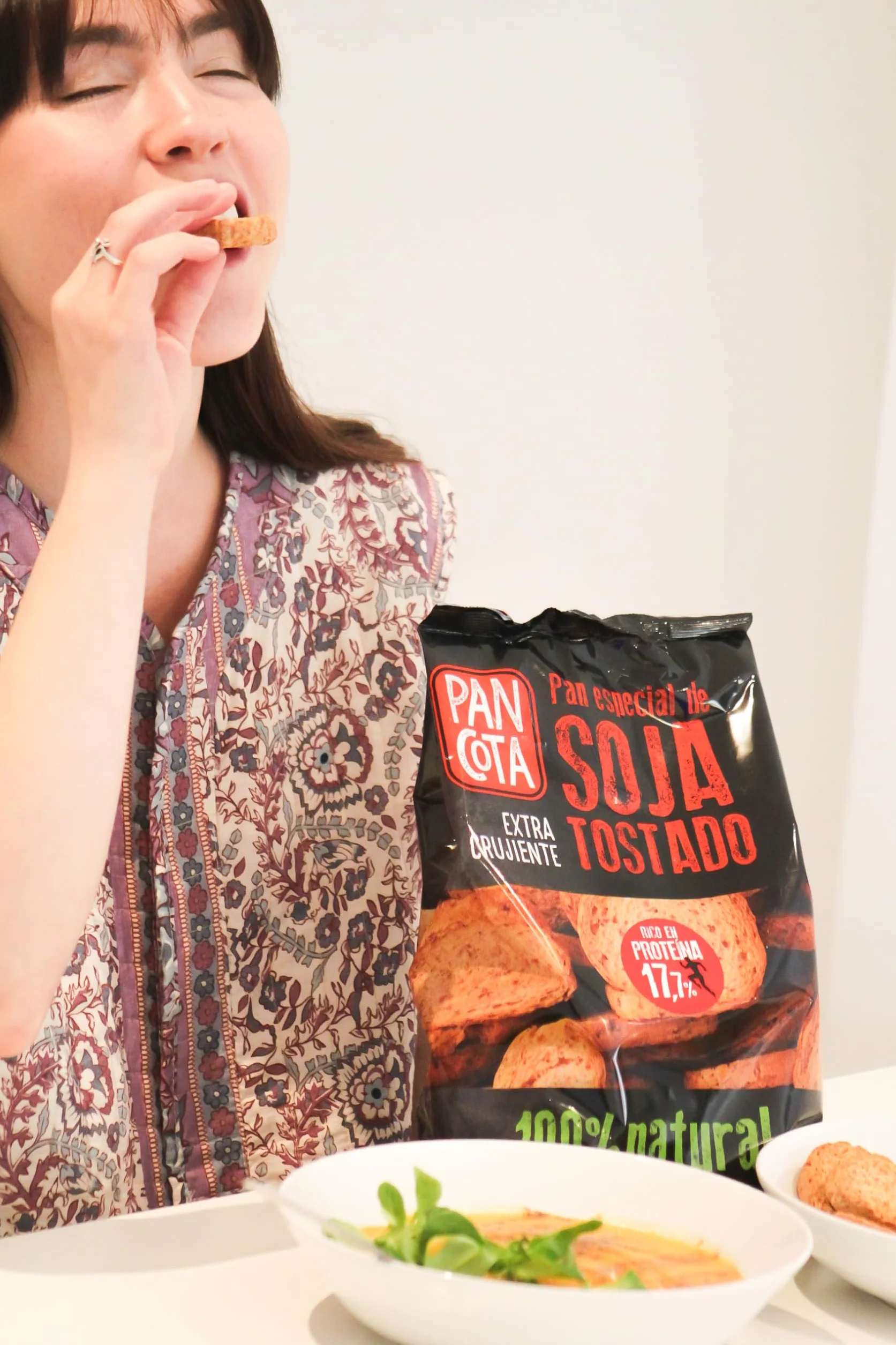 Pan Especial de Soja Tostado de Pan Cota (caja con 14 bolsas)