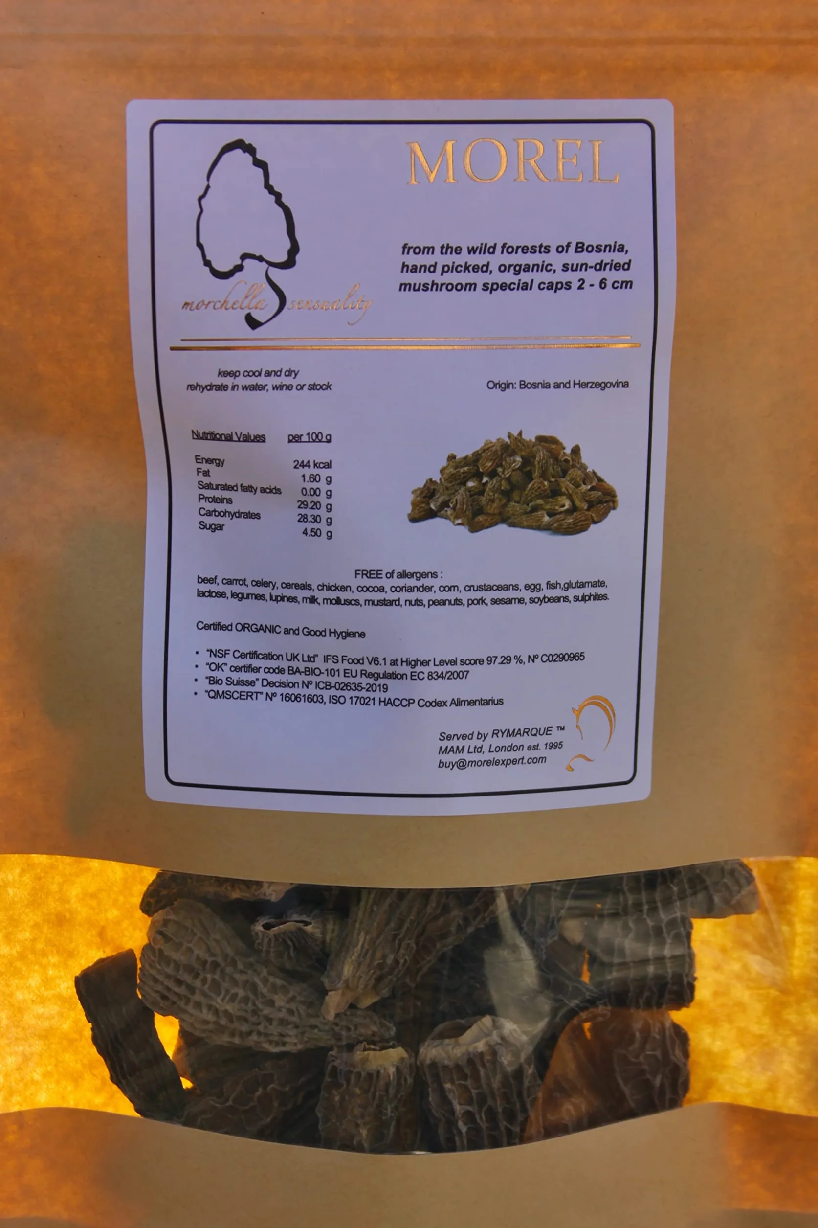 Colmenillas Premium Secadas al Sol (Sin Tallos) – Paquete de 100g, Cosechadas a Mano, Secadas al Sol