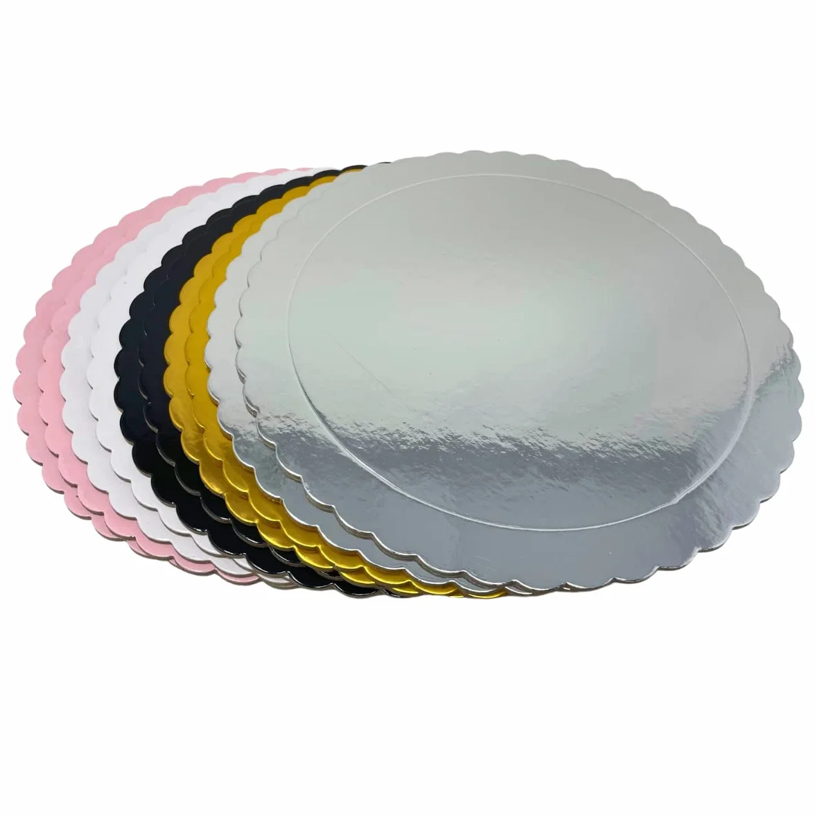 Decoraciondulce Pack de 10 Bases para Tartas Extrafuertes (Multicolor)