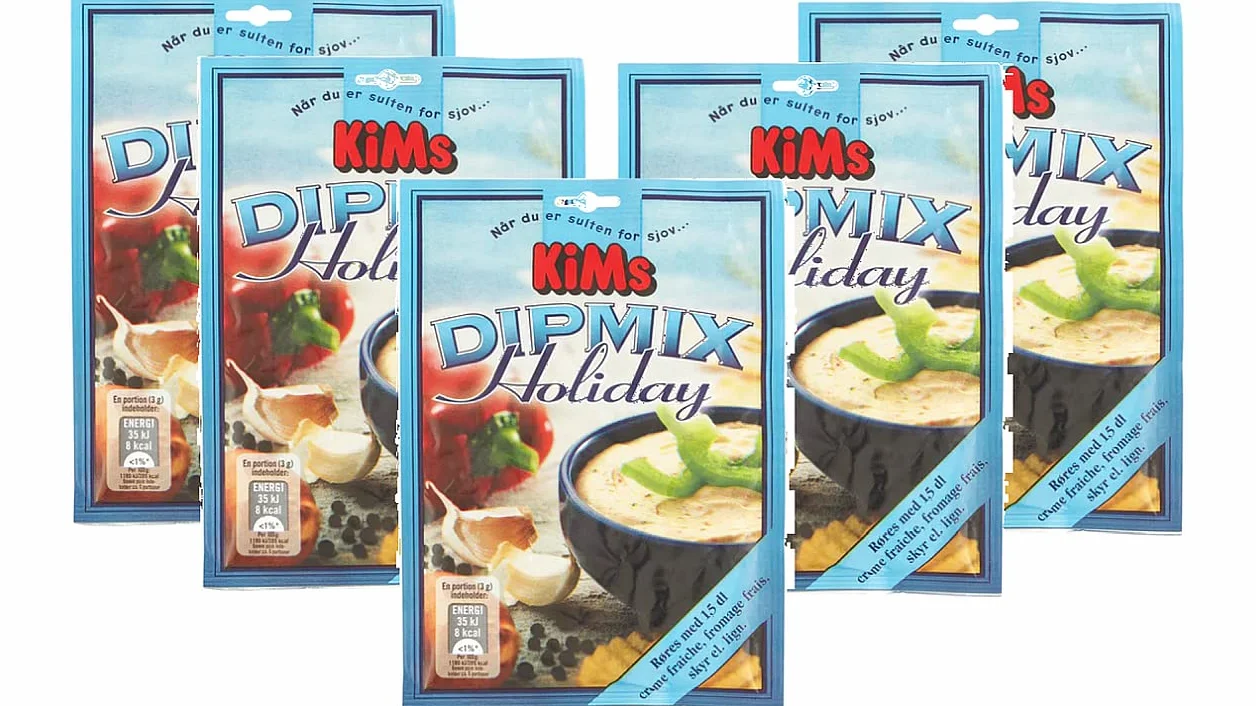 5 x Kims Dip Mix Holiday 17 g