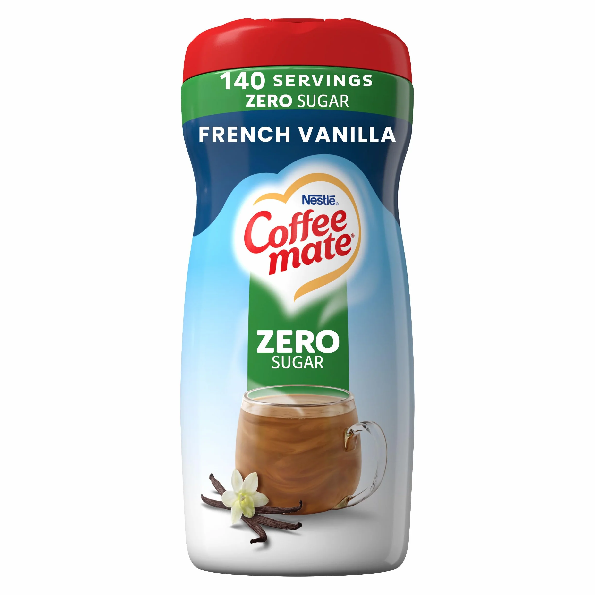 Coffee-mate French Vanilla, Sugar-Free Powdered Coffee Creamer, 10.2-Ounce Units (Pack of 6)