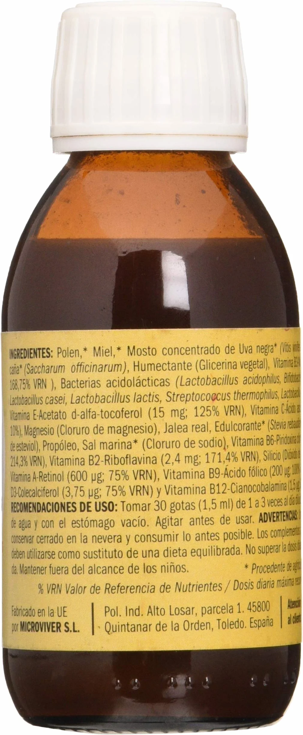 Microviver Vitalvir 125Ml Envase De 125 Ml 300 g