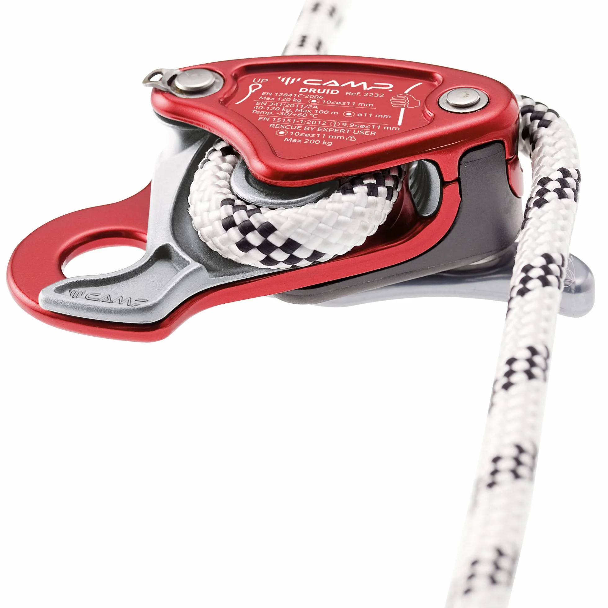 CAMP Druid Descensor autofrenado Rojo Talla única