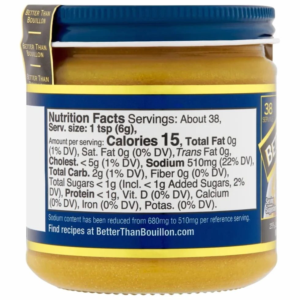 Better Than Bouillon Chicken Base Reduced Sodium 8oz