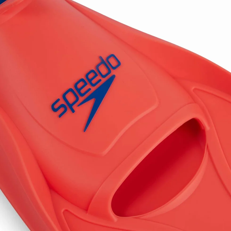 Speedo Biofuse TF Aletas de natación Unisex Adulto Naranja Azul 4-5