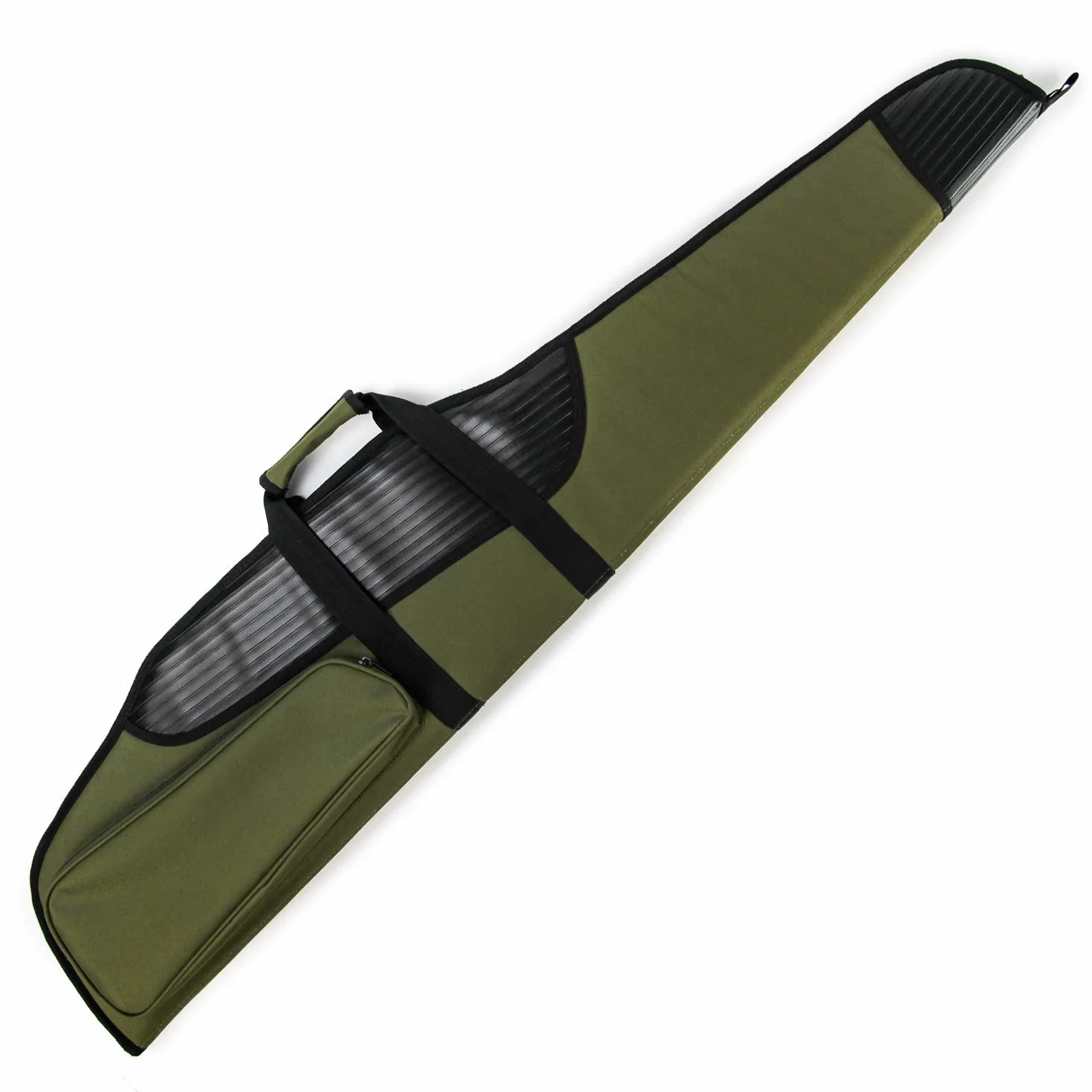 Funda para Carabina Acolchada Bolsa de Transporte con Correa de Hombro Ajustable para Rifle Armas Verde 130cm