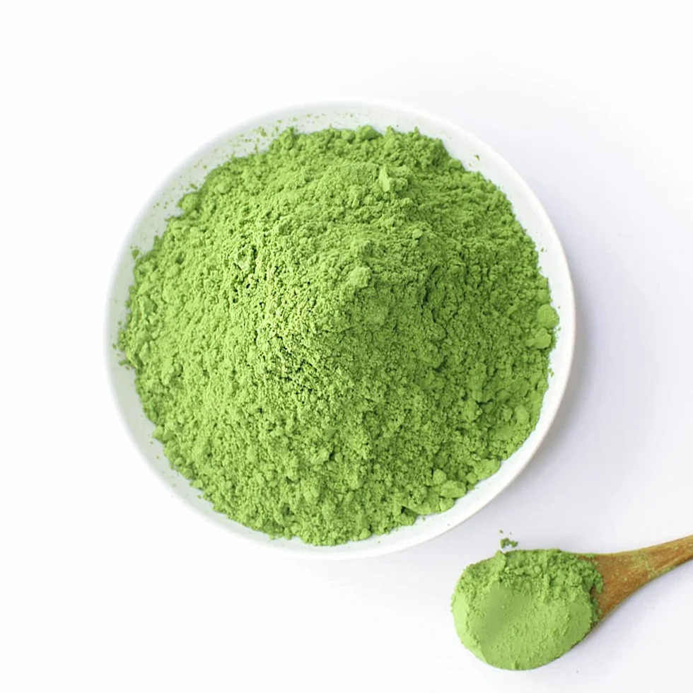 Plant Gift 100% Pure Barley leaves Powder 大麦若叶青汁粉 Polvo dietético natural, excelente sabor para bebidas, batidos, yogur, horneado, galletas y bebidas, 100g / 3.25oz