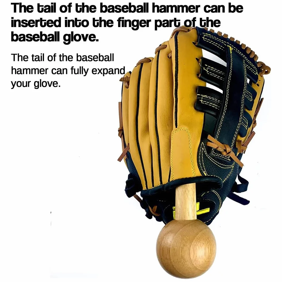 Guante de softbol, bate de una pieza, martillo de béisbol