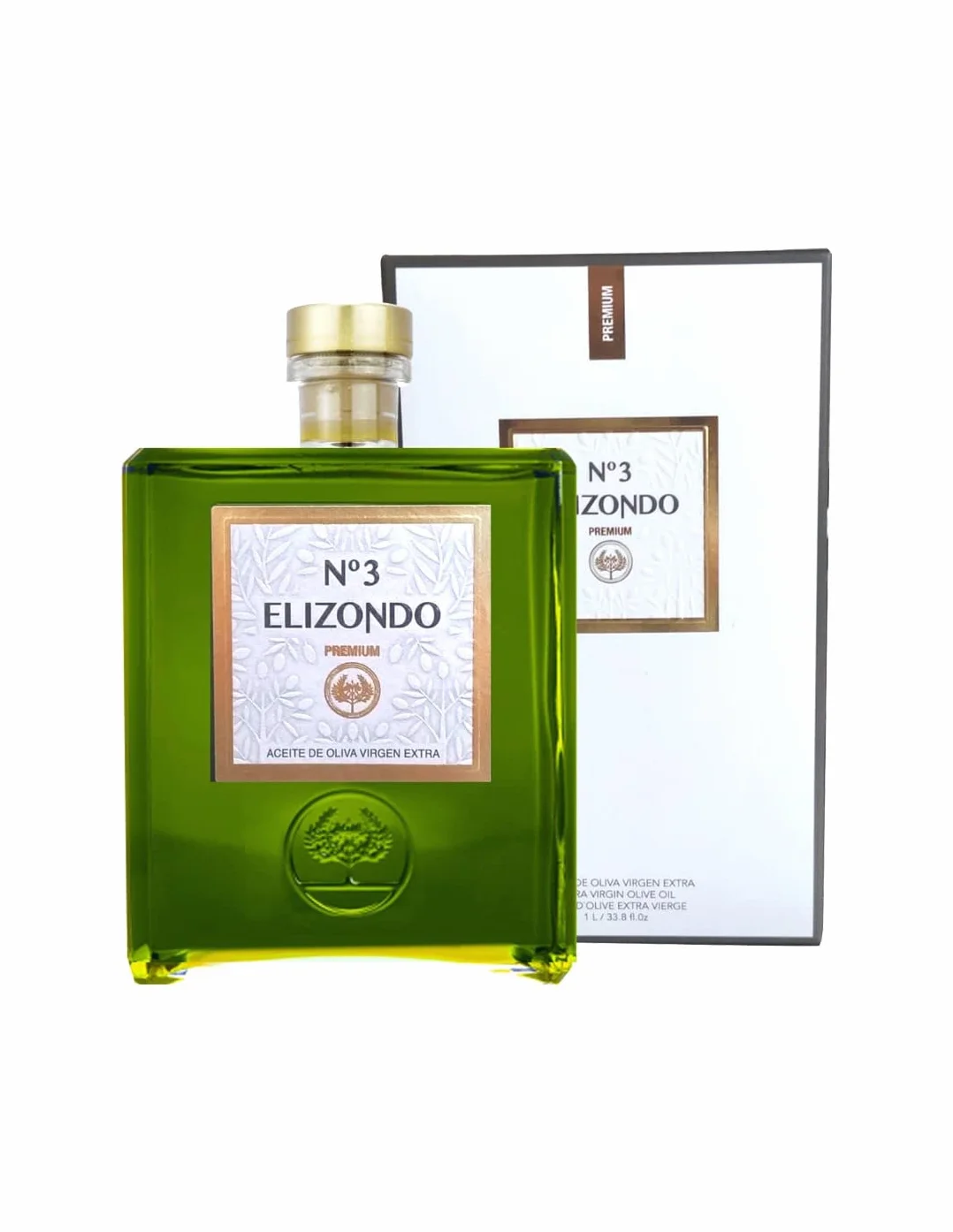 Elizondo Aceite de Oliva Virgen Extra Premium Picual N3 1 Litro Estuche