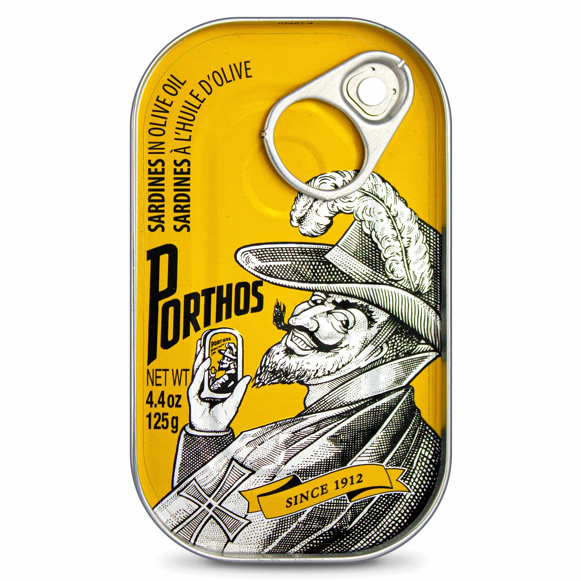 Porthos Juego de sardinas portuguesas Vintage 6 x 125 g 3 Pack Portugal