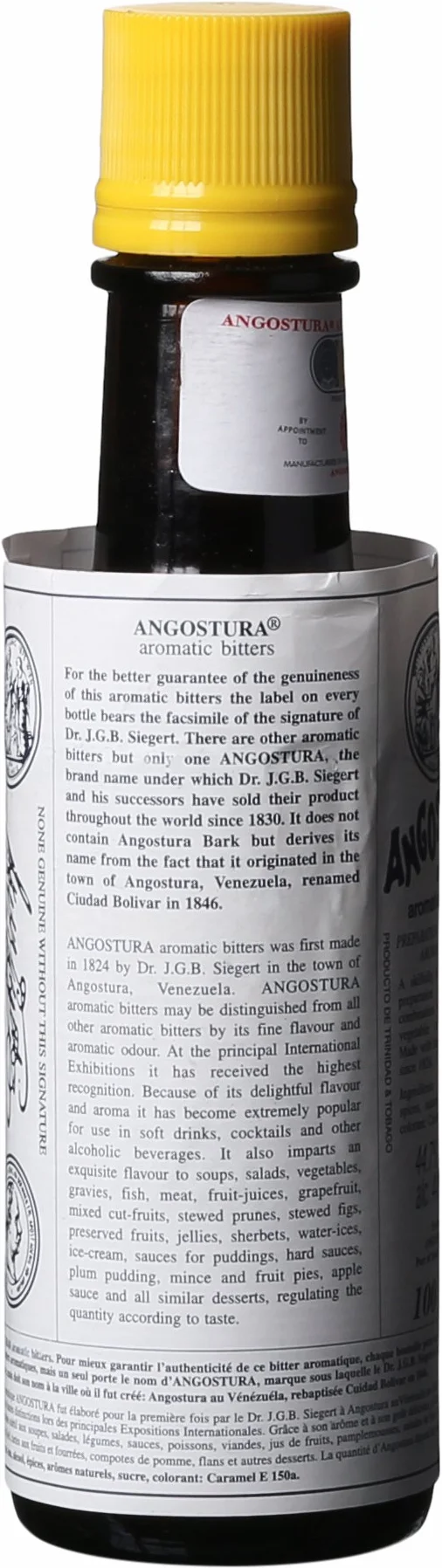 Angostura Aromatic Bitter Botella 10 Cl (447% Vol)