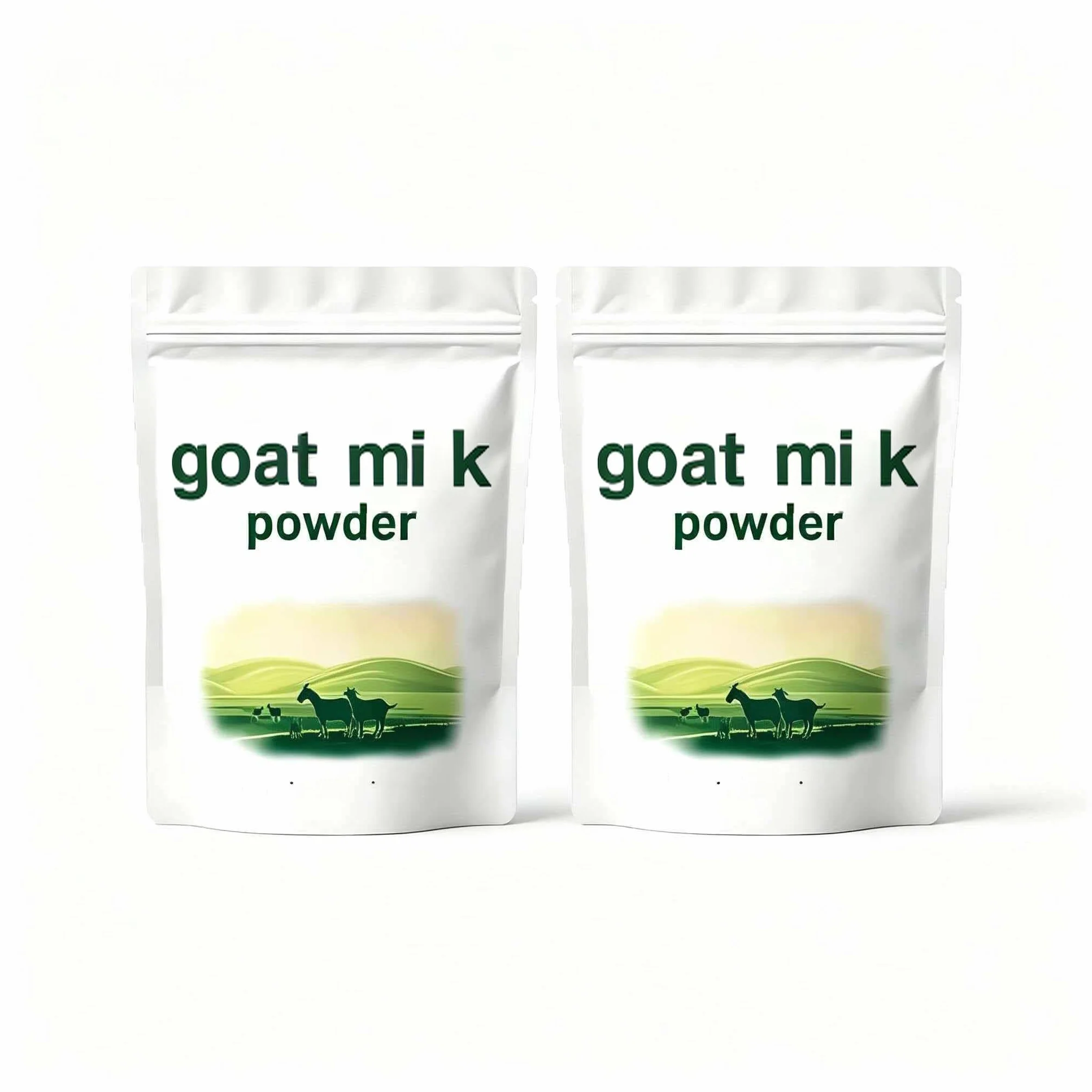 Leche de cabra en polvo pura 200 g 2 unidades
