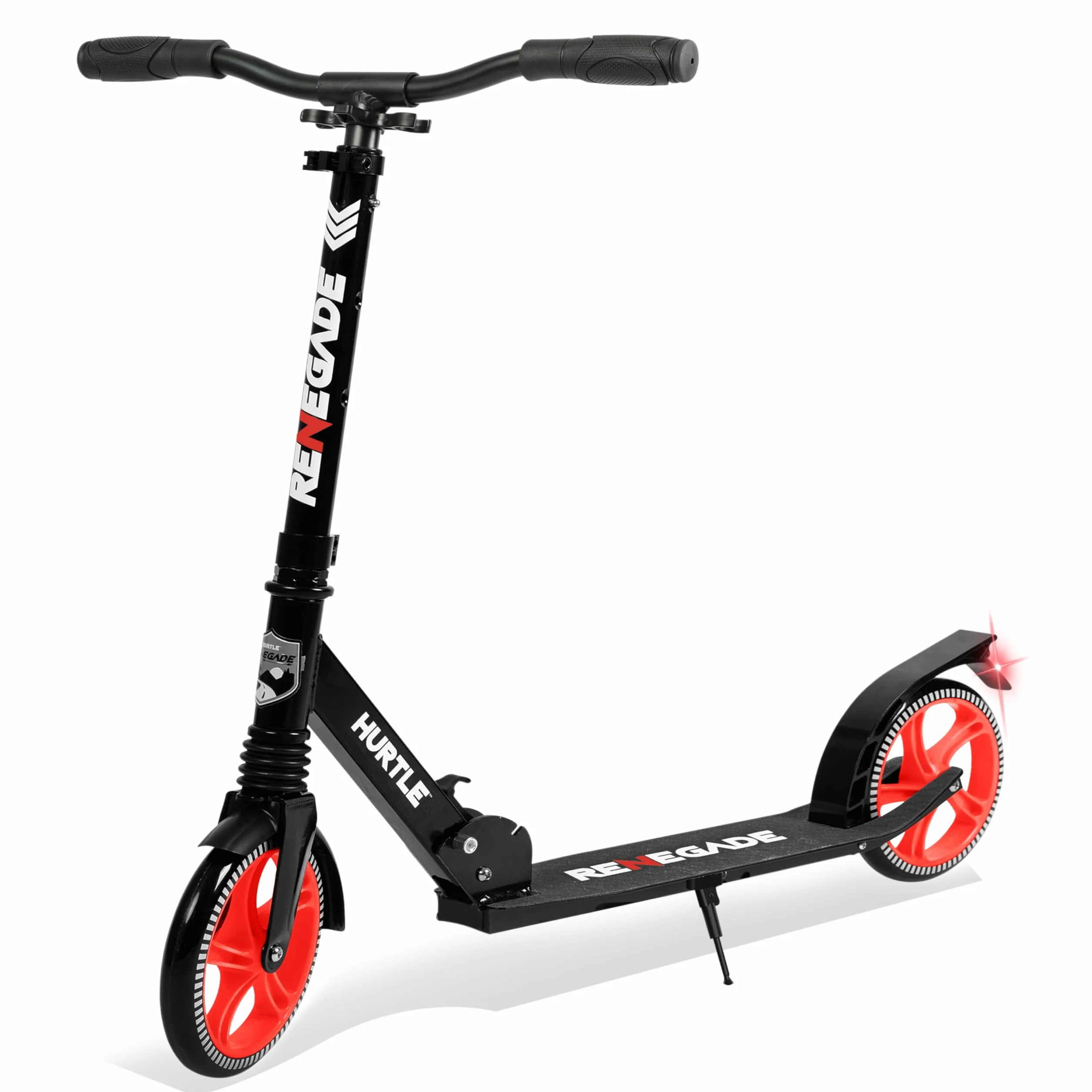 Hurtle Renegade Patinete 2 Ruedas Plegable Ajustable Freno Manillar