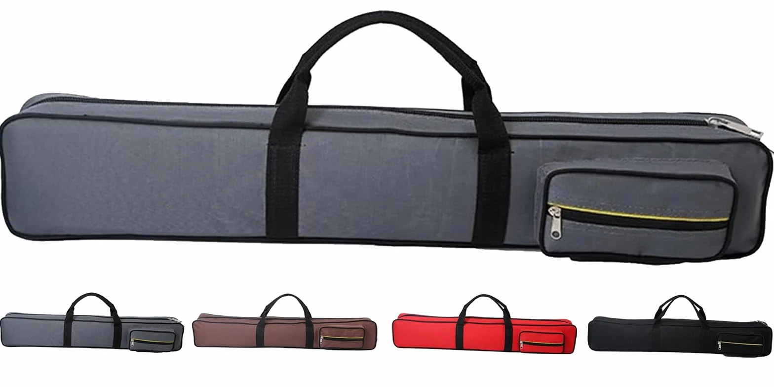 Funda para palos de billar, bolsa portátil de tela Oxford resistente para 3 barajas y 4 barras