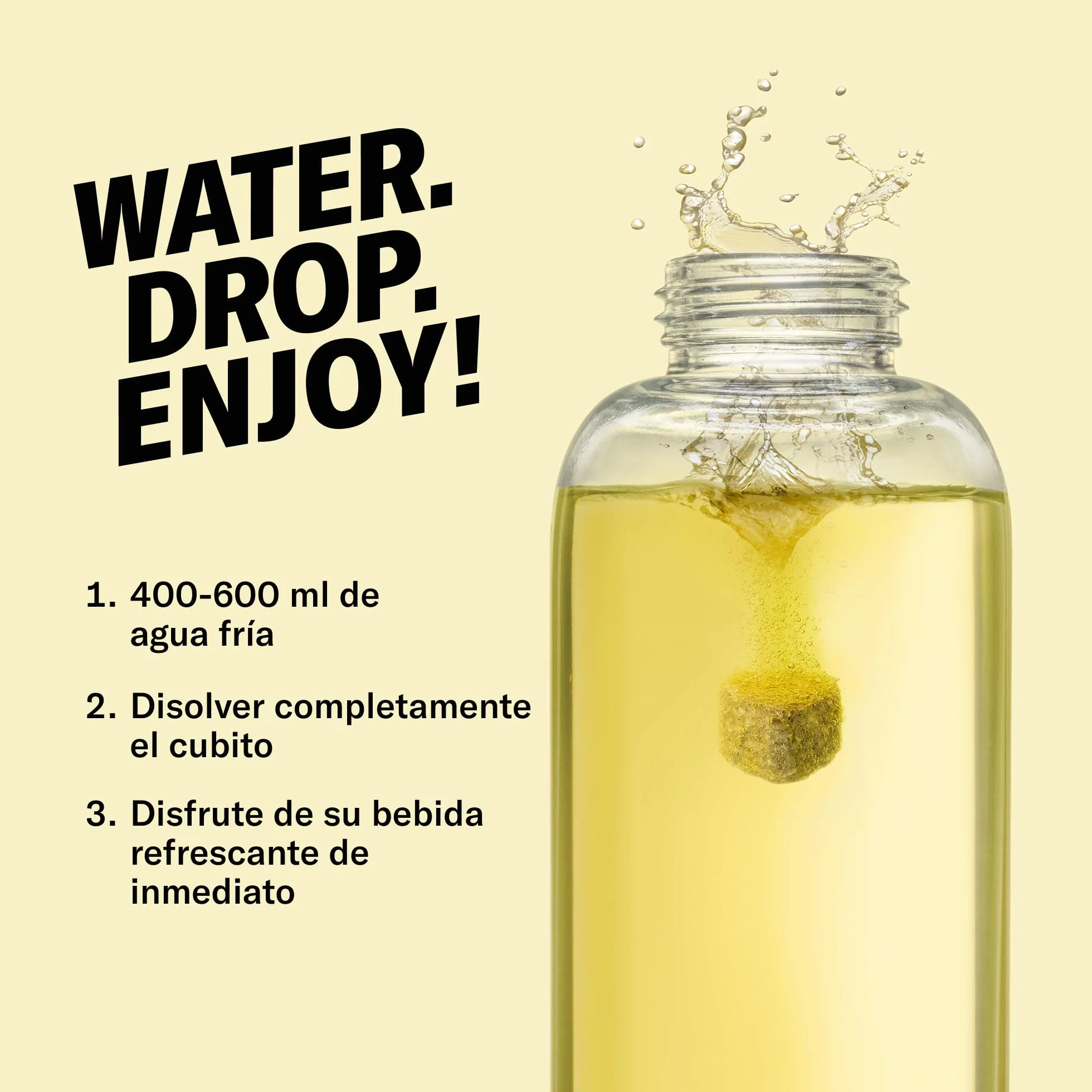 waterdrop® x Ricola, 48 Pastillas Saborizantes Agua, Bebidas Instantaneas Mix 4 Sabores Naturales: Frambuesa, Verbena, Granada, Menta-Limón. Sin Azúcar, baja en calorías con vitaminas