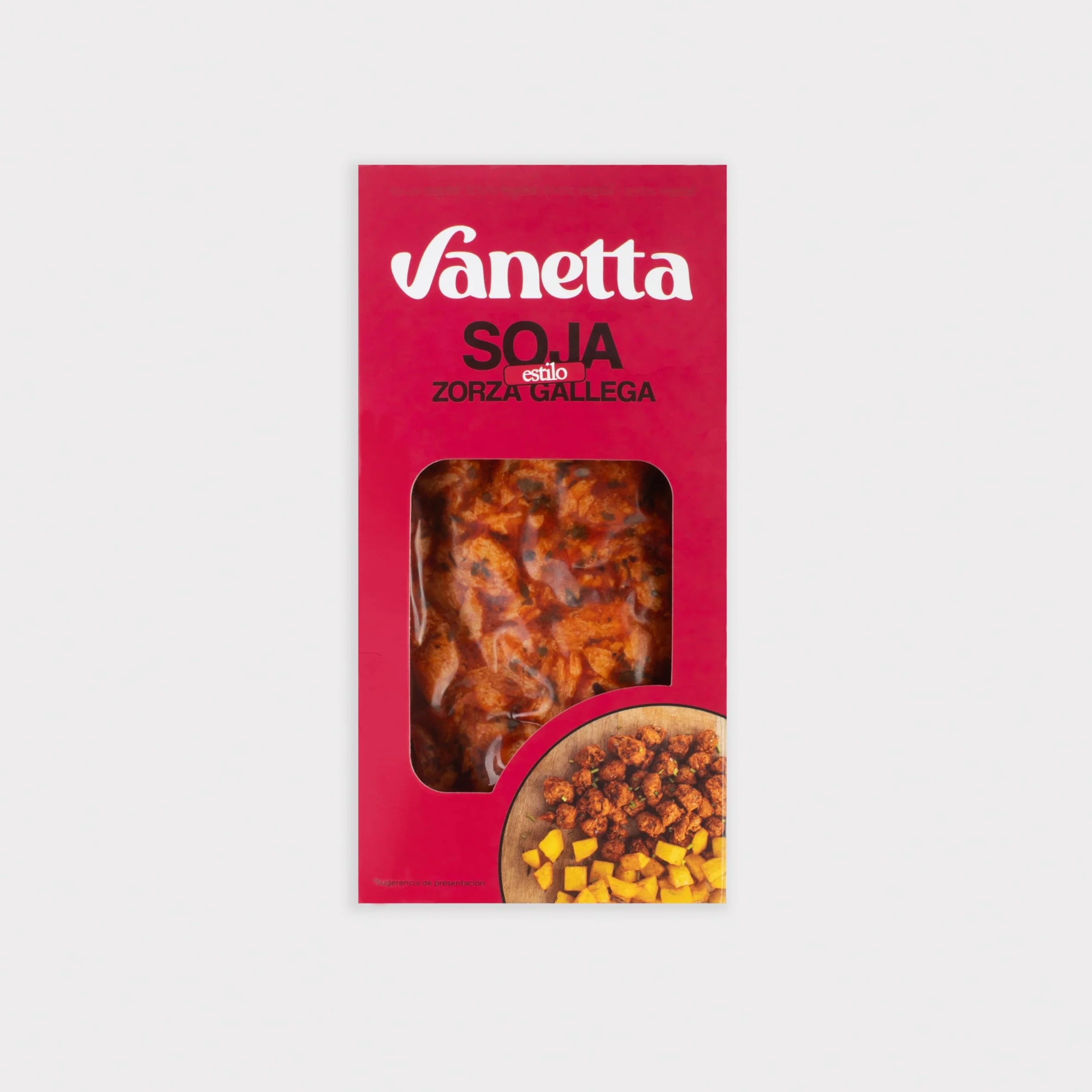 Soja estilo Zorza Gallega - Carne Vegana- (400gr) -Caja 4 unidades